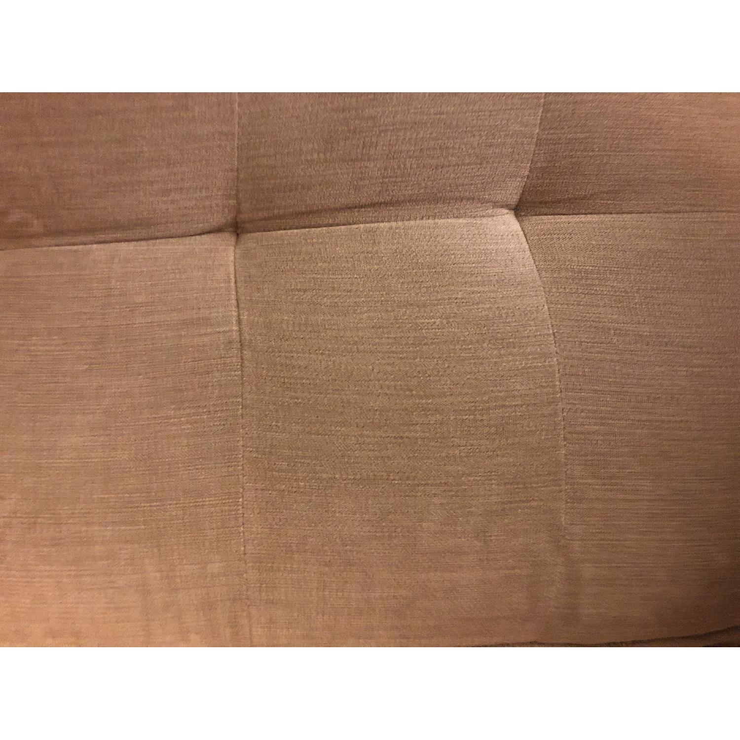 Beige Tufted 2 Seater Sofa - image-5