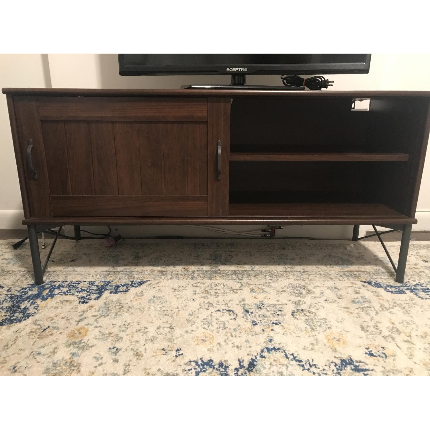 Ikea TV Stand w/ 1 Sliding Door - image-1