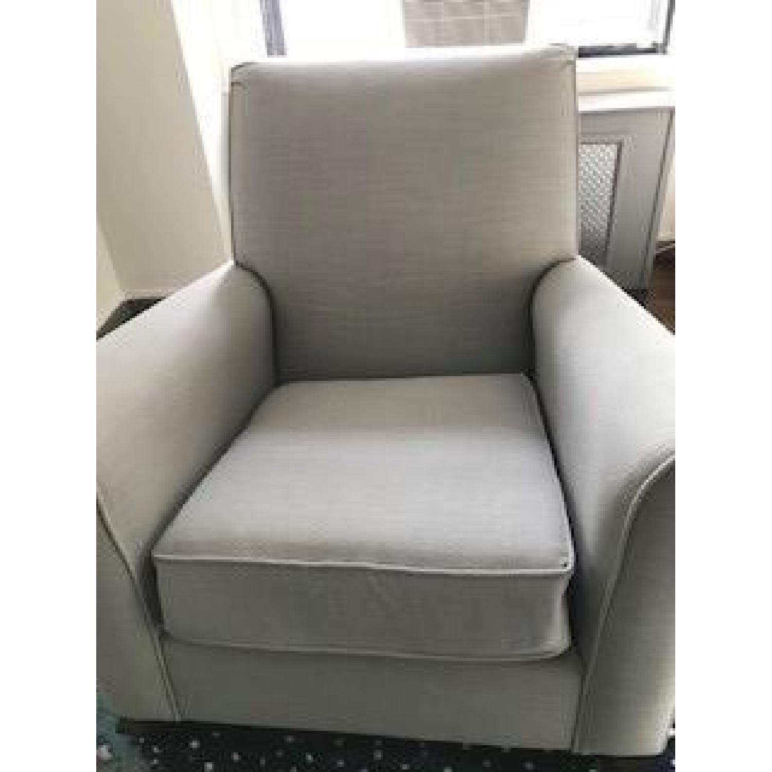 Pottery Barn Kids Charleston Convertible Light Grey Rocker - image-3