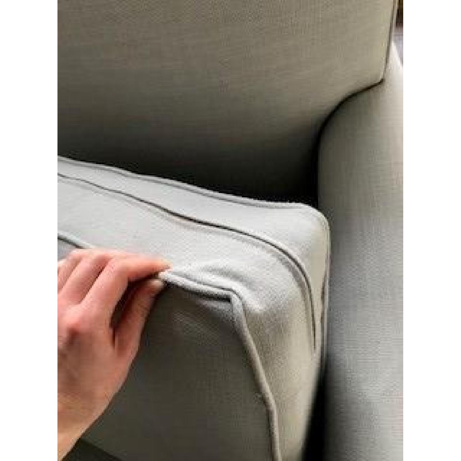 Pottery Barn Kids Charleston Convertible Light Grey Rocker - image-4