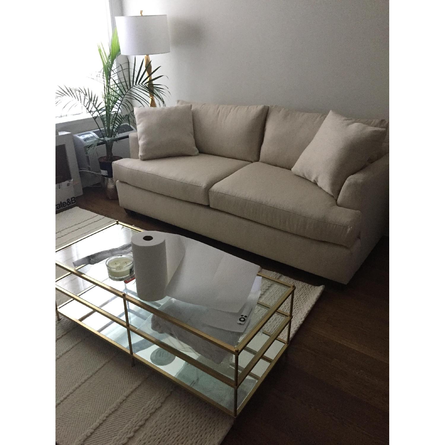 Z Gallerie Gold Geometric Floor Lamp - image-3