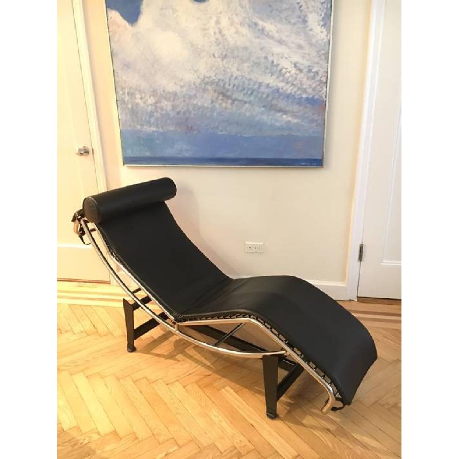 Le Corbusier LC4 Style Chaise Lounge - image-1