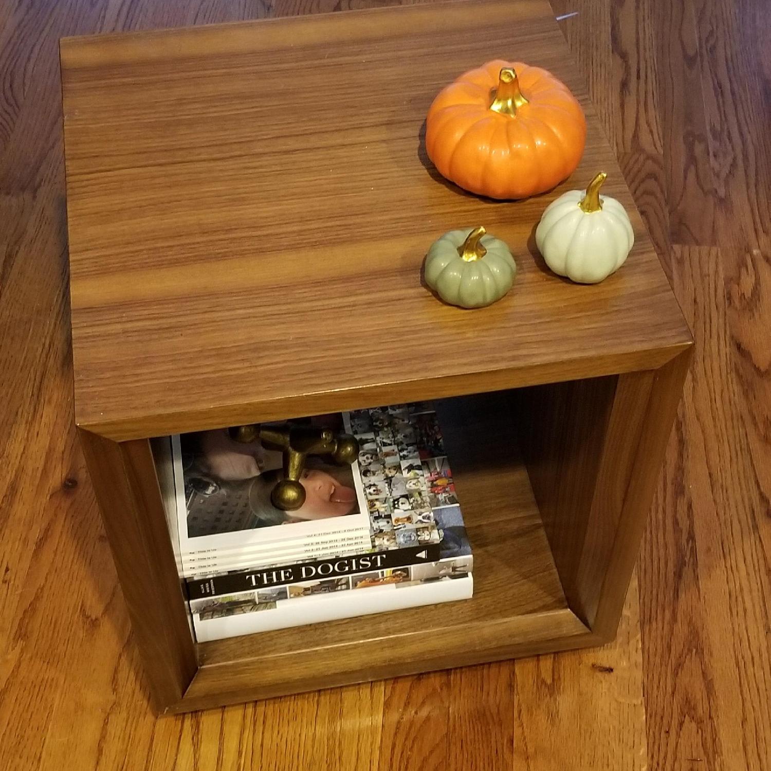 Crate & Barrel Modern Side Table - image-1