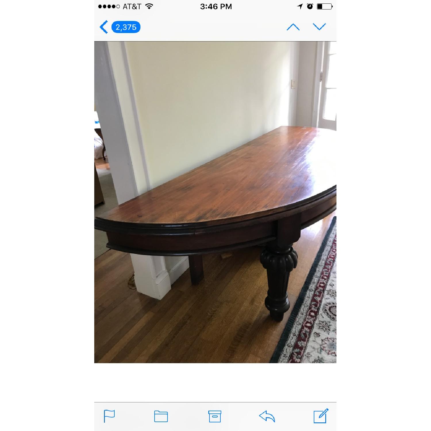 Ann Morris Antique Mahogany Serving Table - image-2