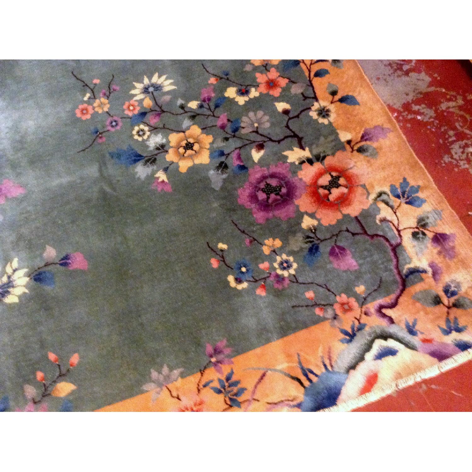 Antique 1920s Chinese Art Deco Rug - image-4