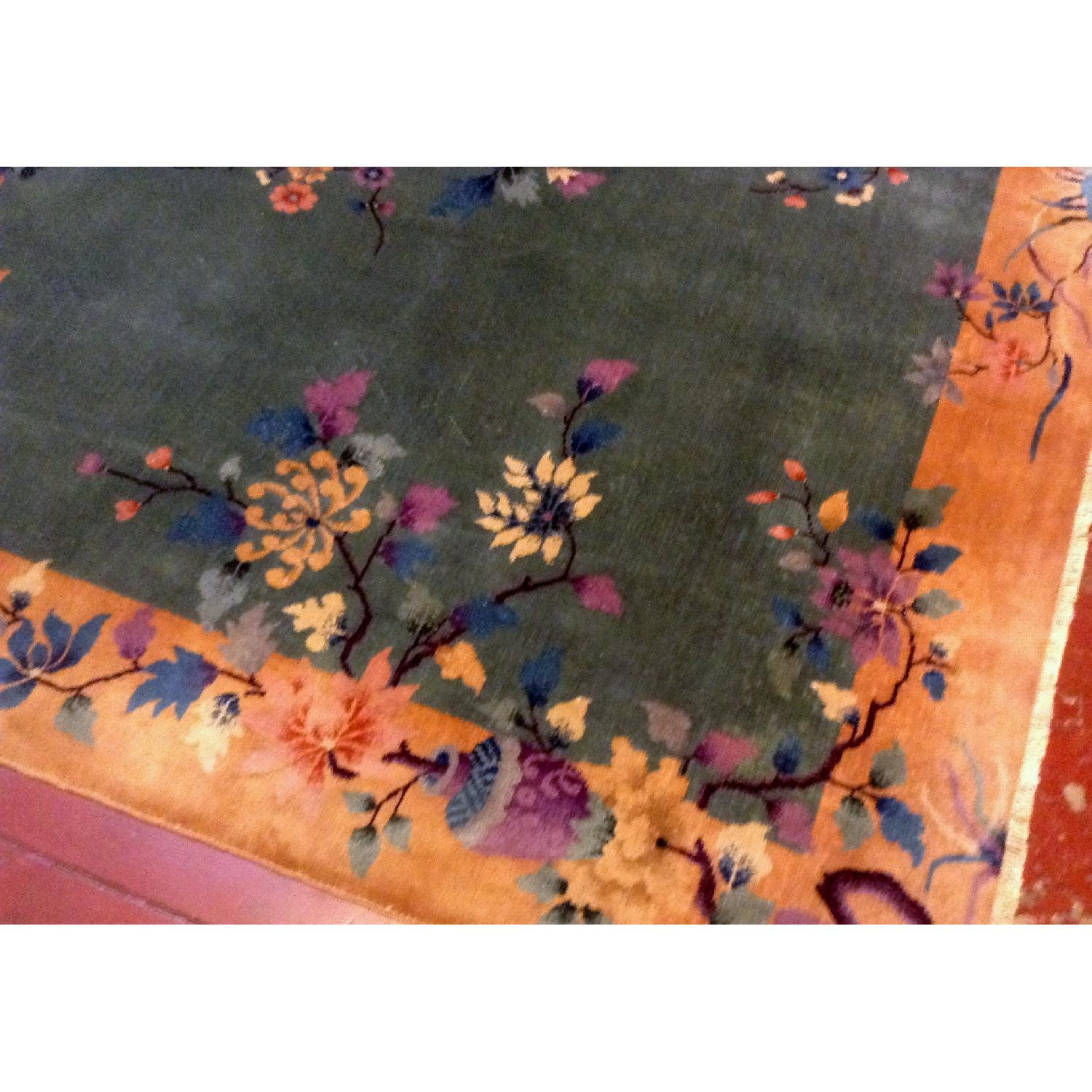 Antique 1920s Chinese Art Deco Rug - image-5