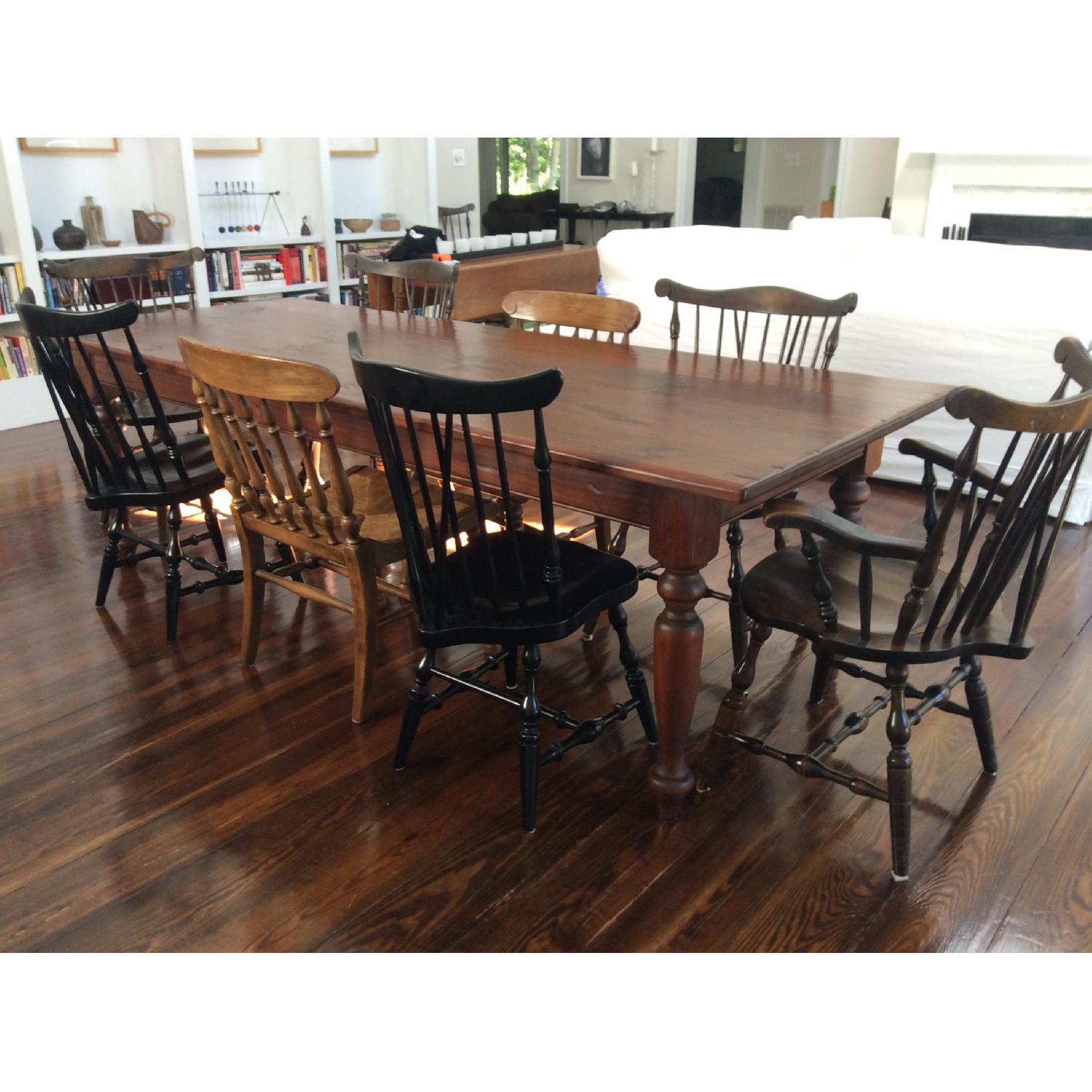 Handmade Solid Cherry Wood Dining Table - image-4