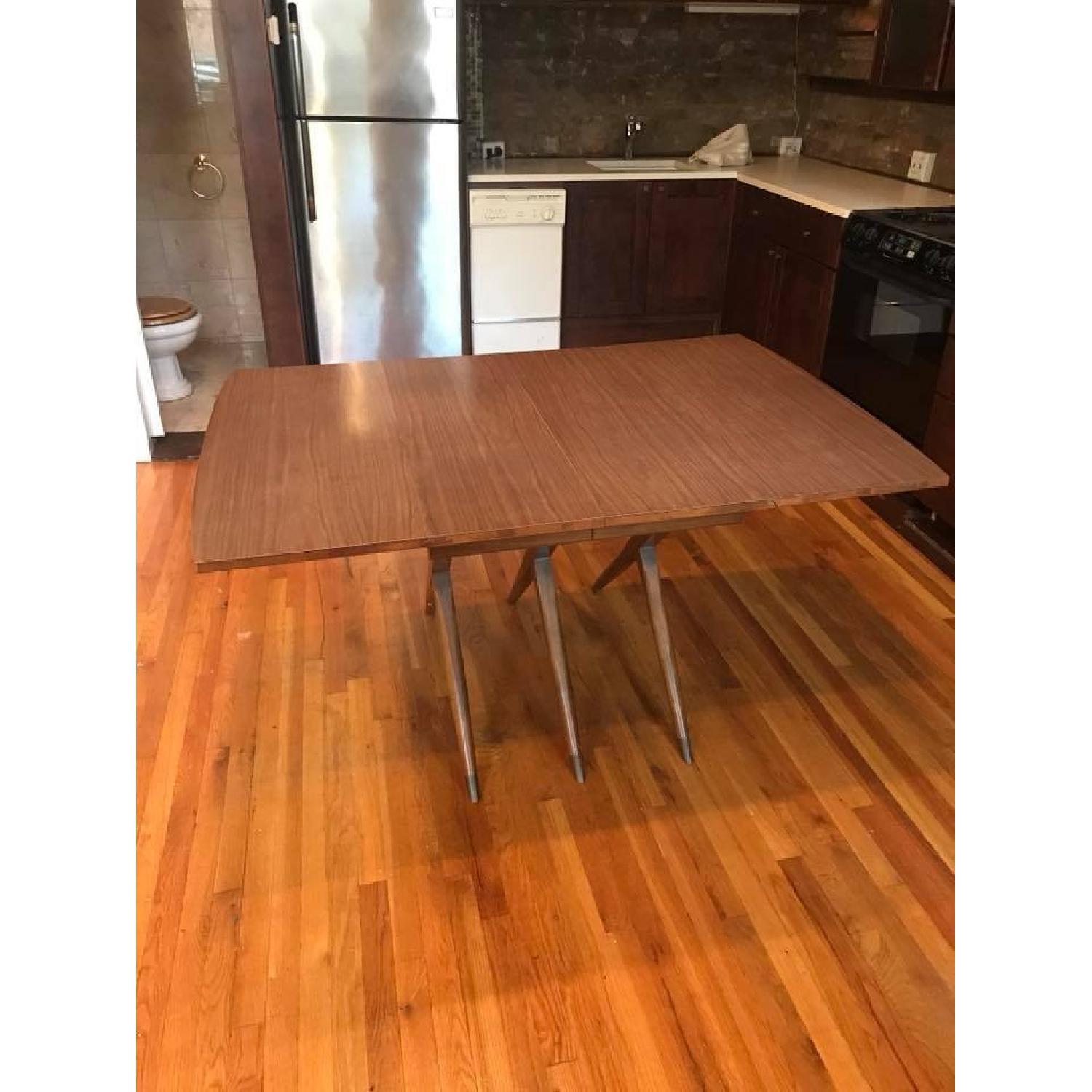 Mid Century Modern Adjustable Dining Table - image-1