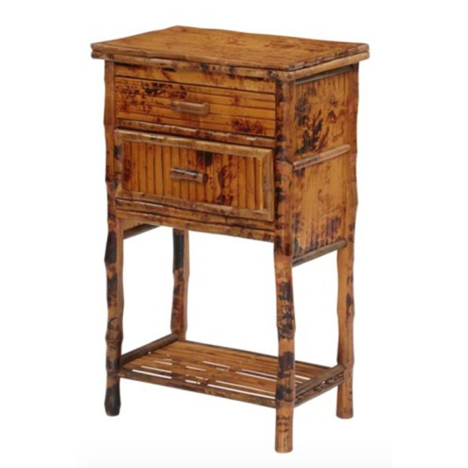 One Kings Lane Bamboo Nightstand/Side Table AptDeco