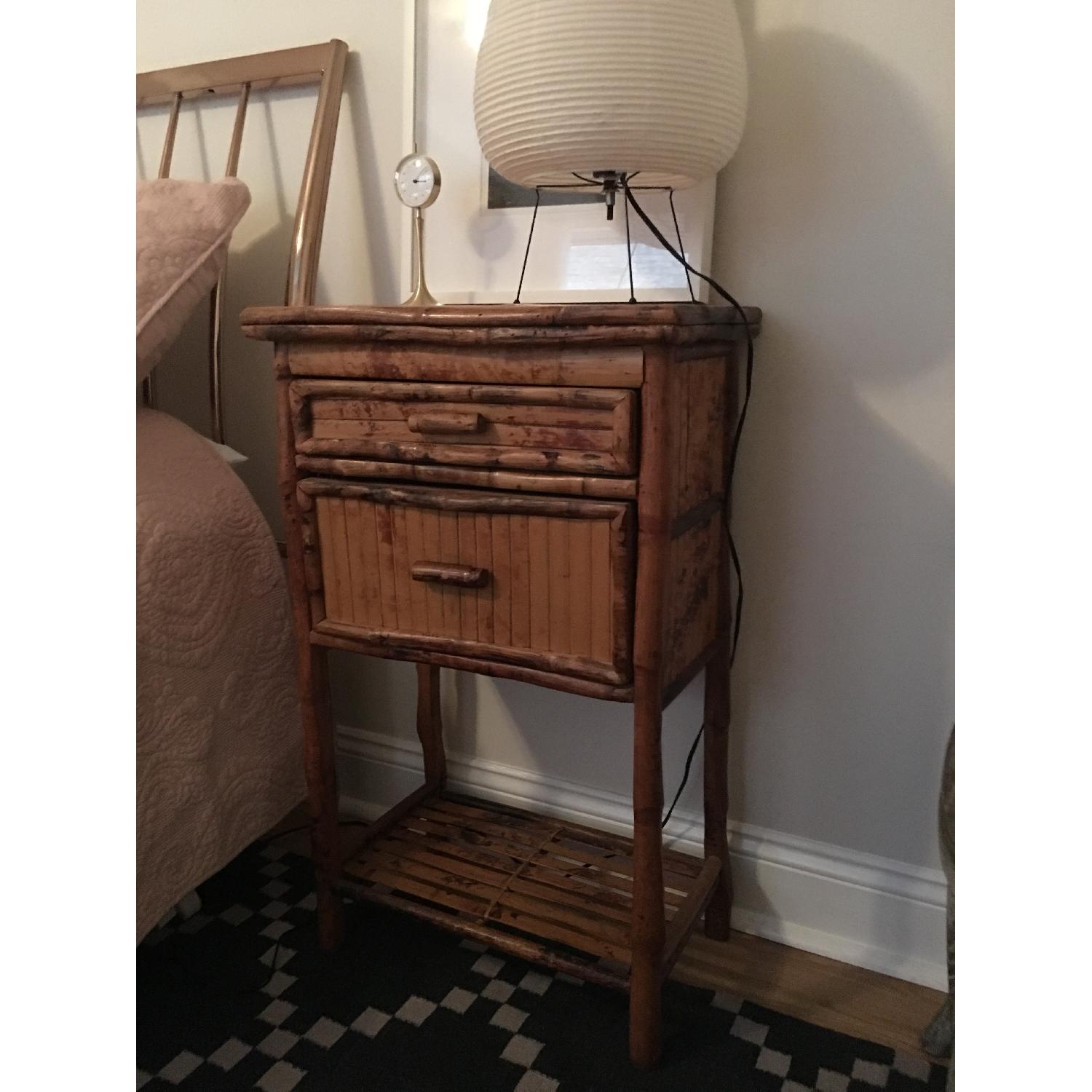 One Kings Lane Bamboo Nightstand/Side Table AptDeco