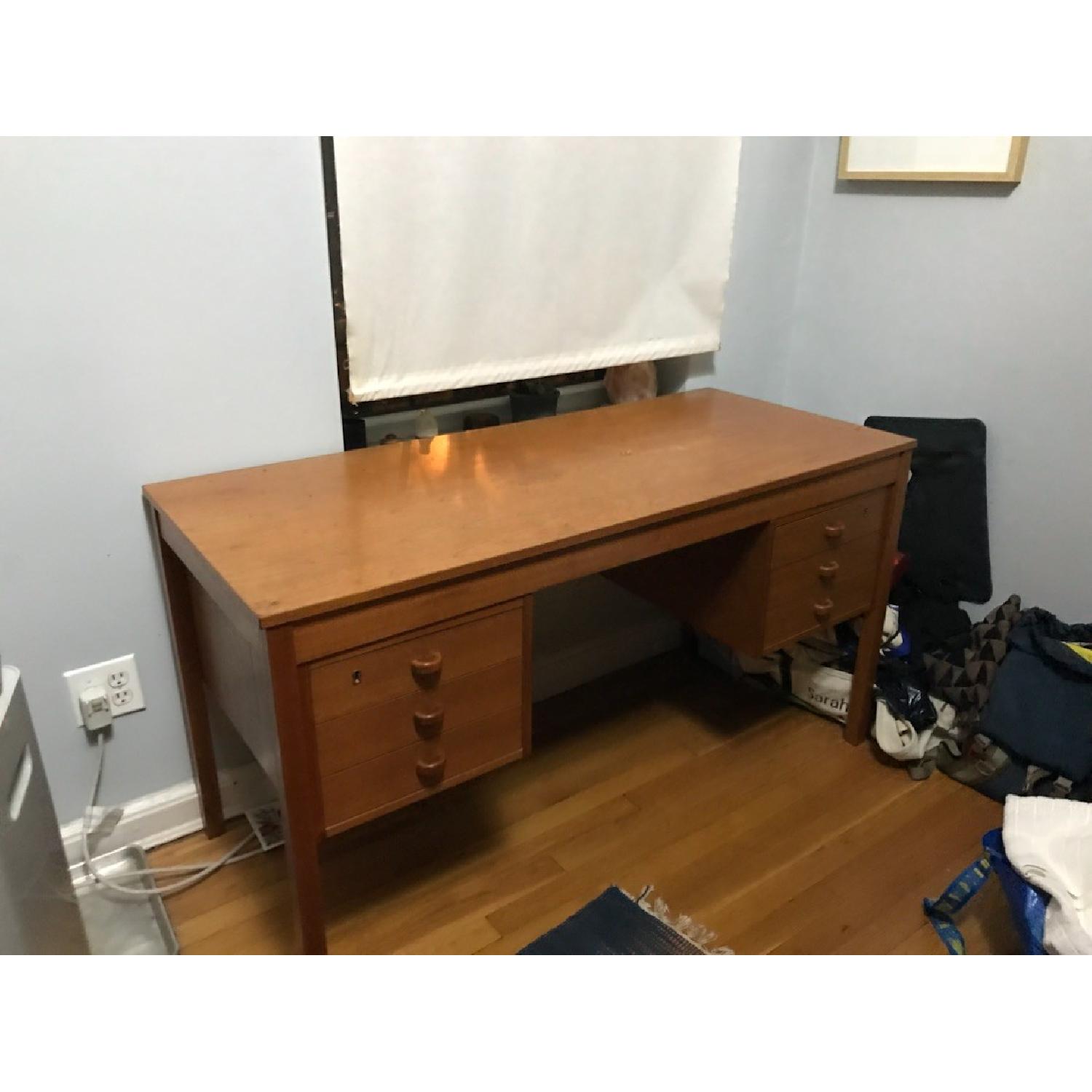 Mid-Century Modern Teak Desk - image-2