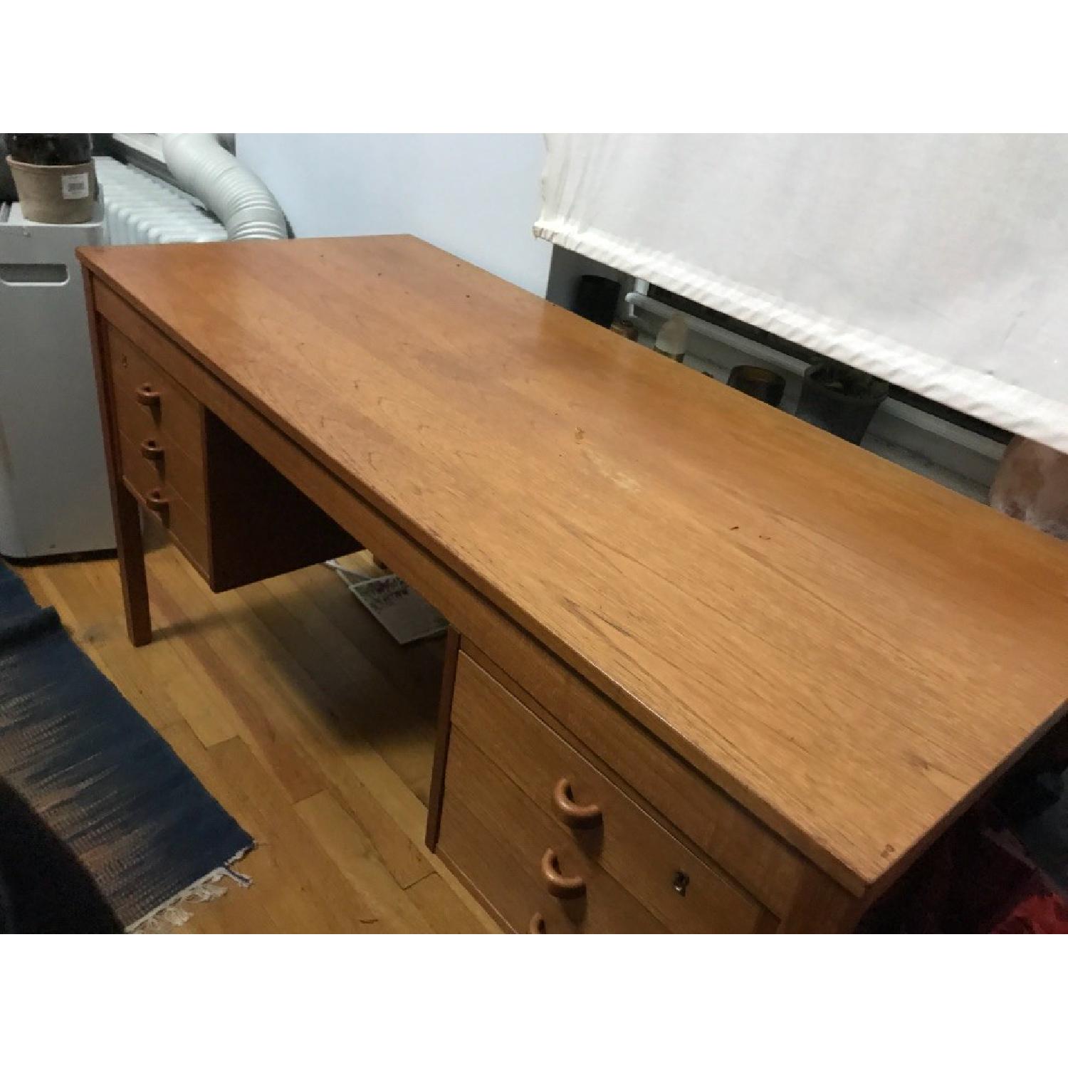 Mid-Century Modern Teak Desk - image-4