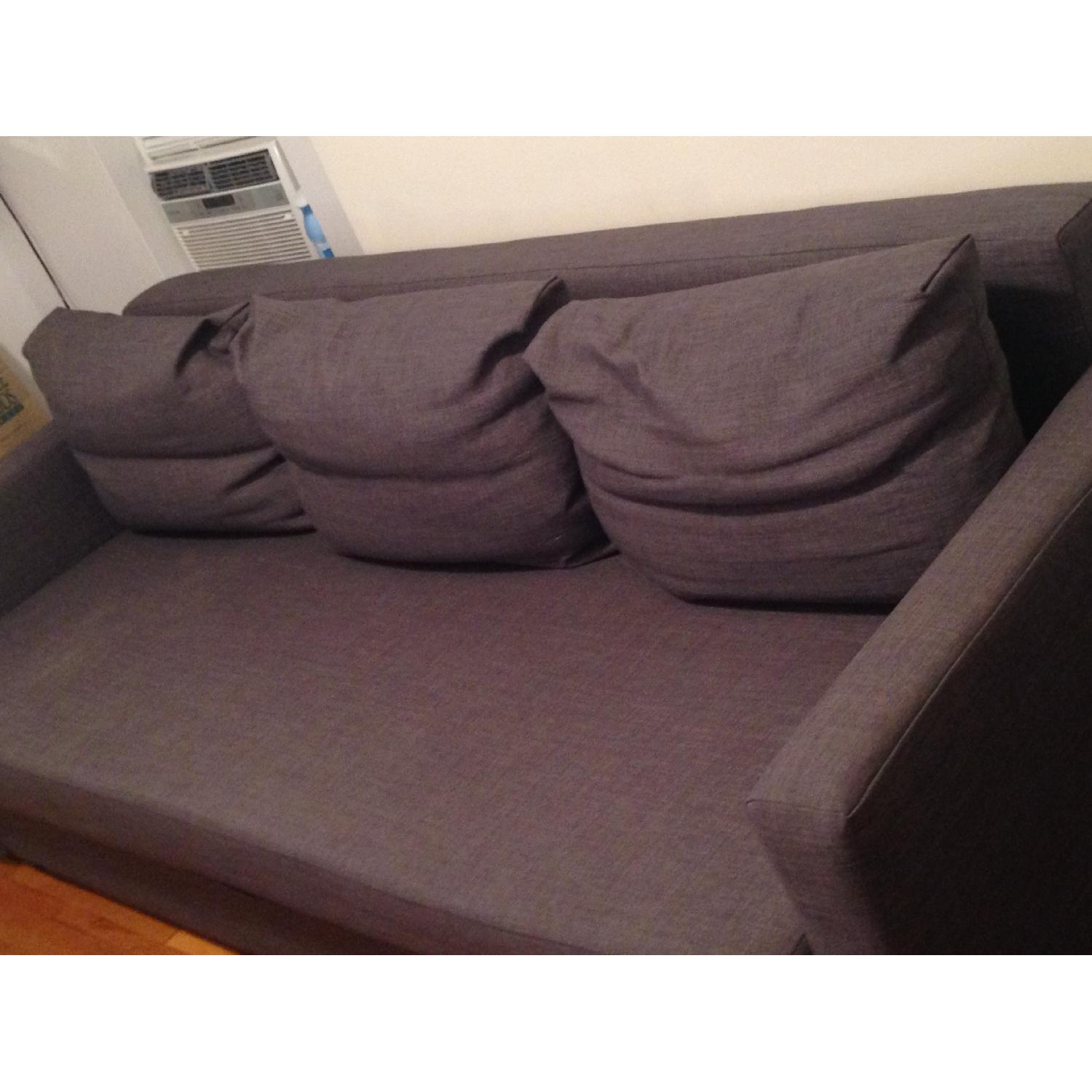 Ikea Friheten Sleeper Sofa in Skiftebo Dark Gray - image-2