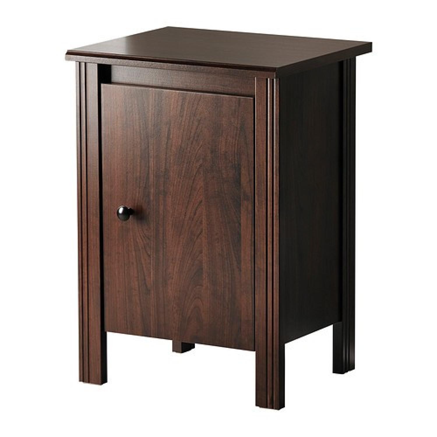 Ikea Brusali Brown Nightstand - image-0