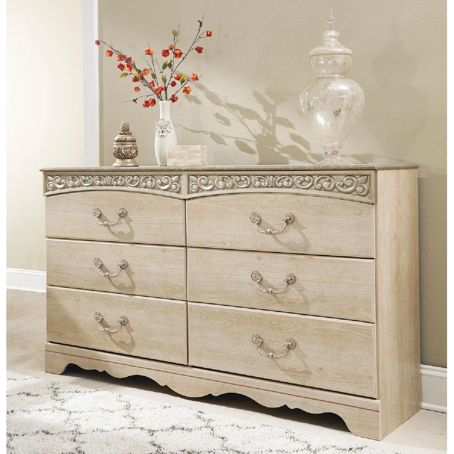 Ashley's Catalina Dresser in Antique White - image-1
