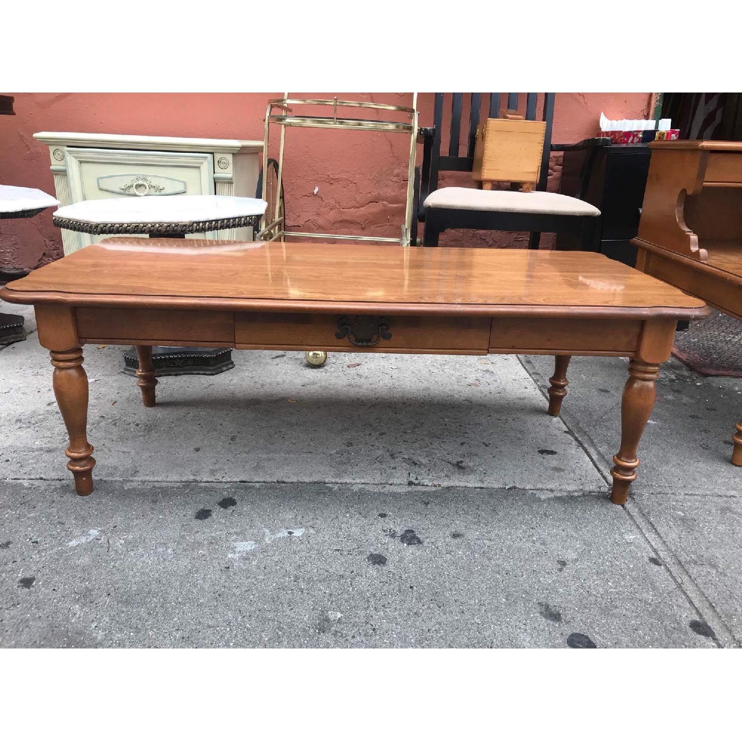 Ethan Allen Vintage 1970s Coffee Table - image-9