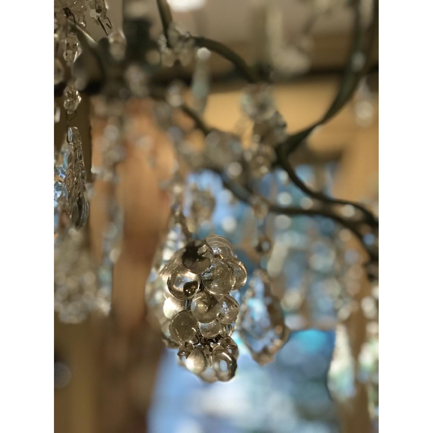Clive Christian Chandelier w/ Amber Pears & Crystal Grapes - image-4