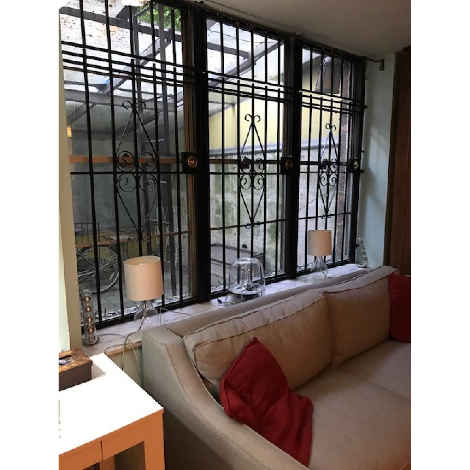 West Elm Shadow Weave/Platinum Paige Sofa - image-2