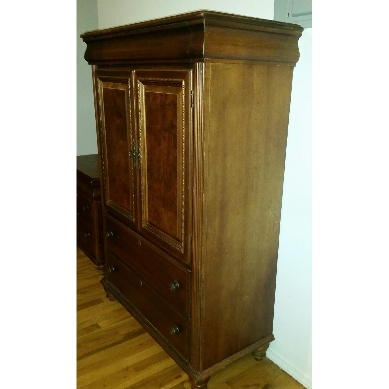 Vaughan Furniture Company Wooden Armoire AptDeco