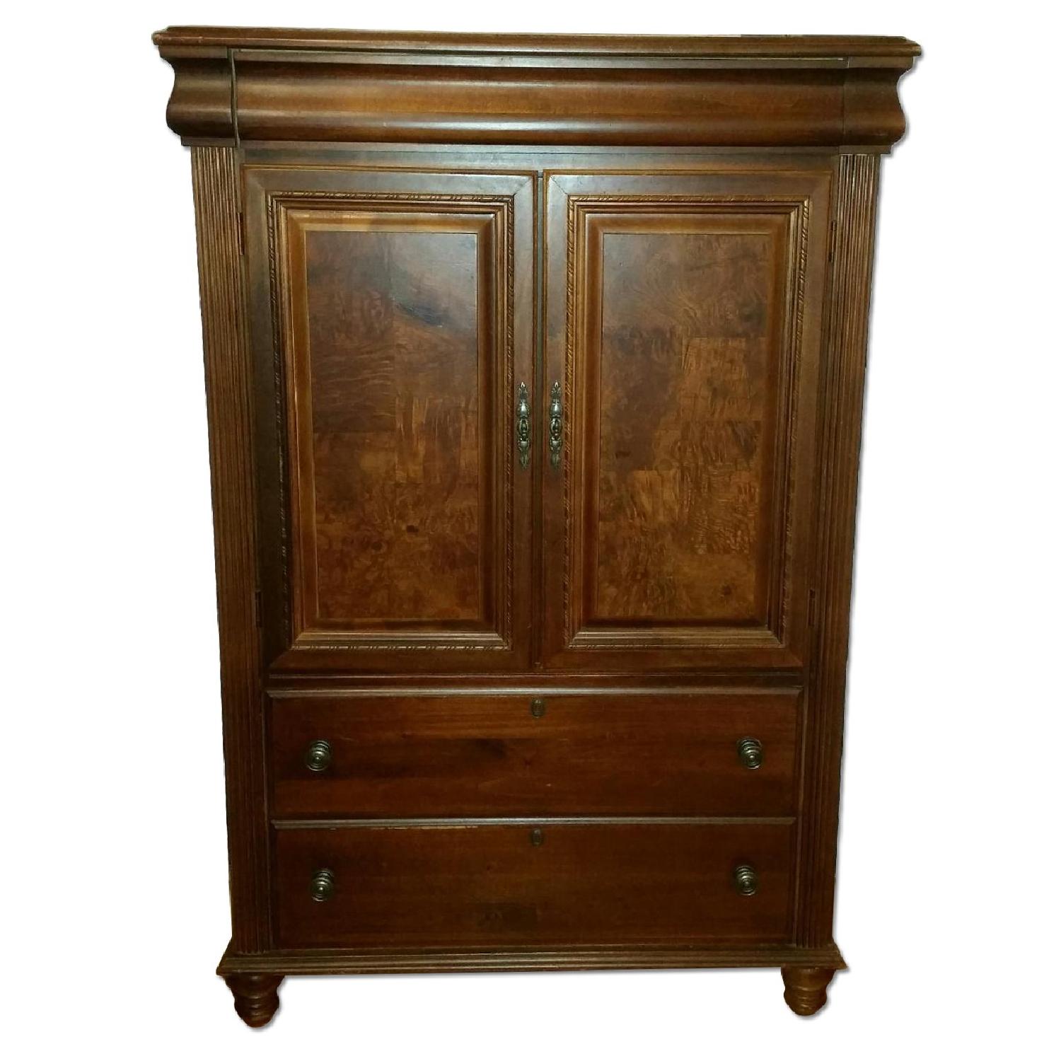 Vaughan Furniture Company Wooden Armoire AptDeco