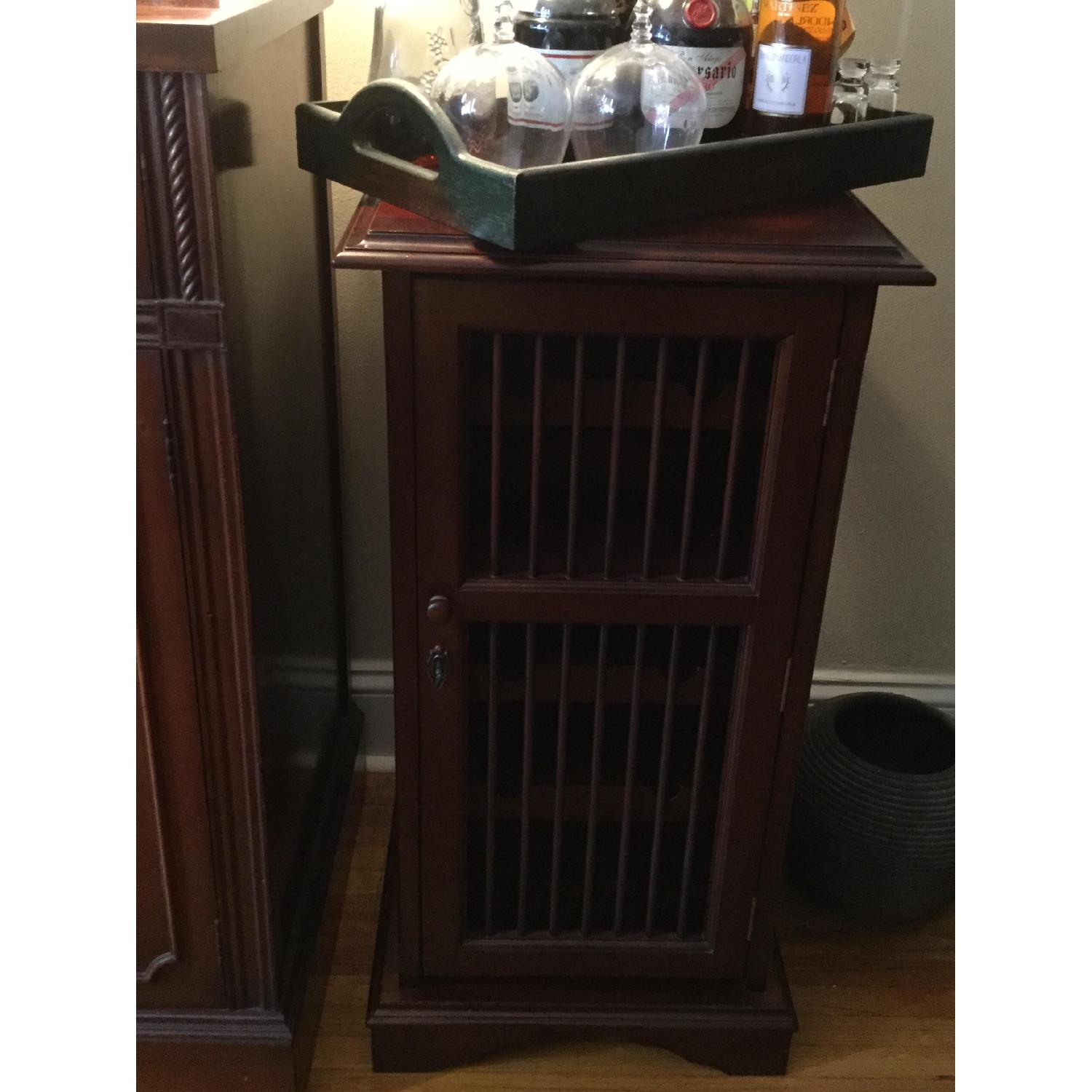 Pottery Barn Wine Cabinet - image-8