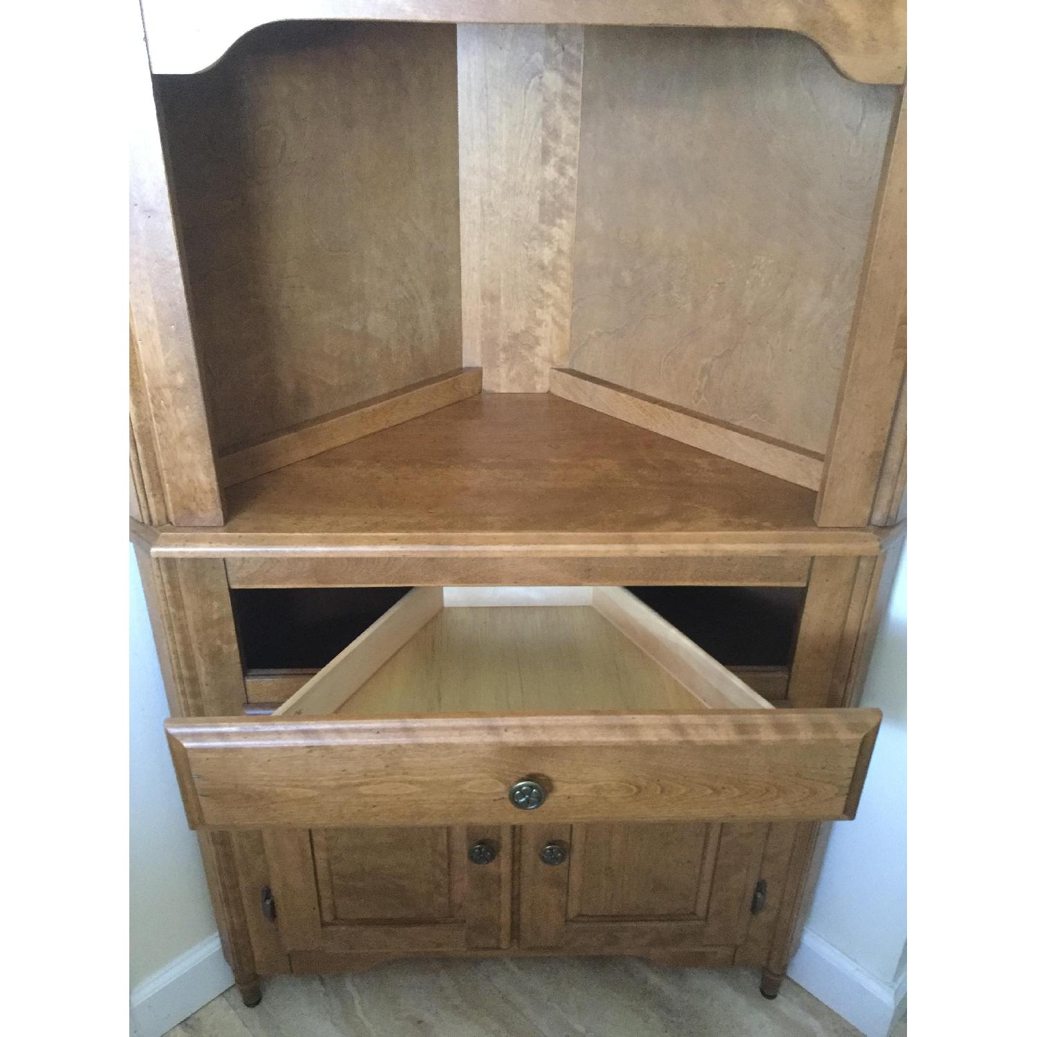 Canadel Solid Birch Corner Hutch - image-3