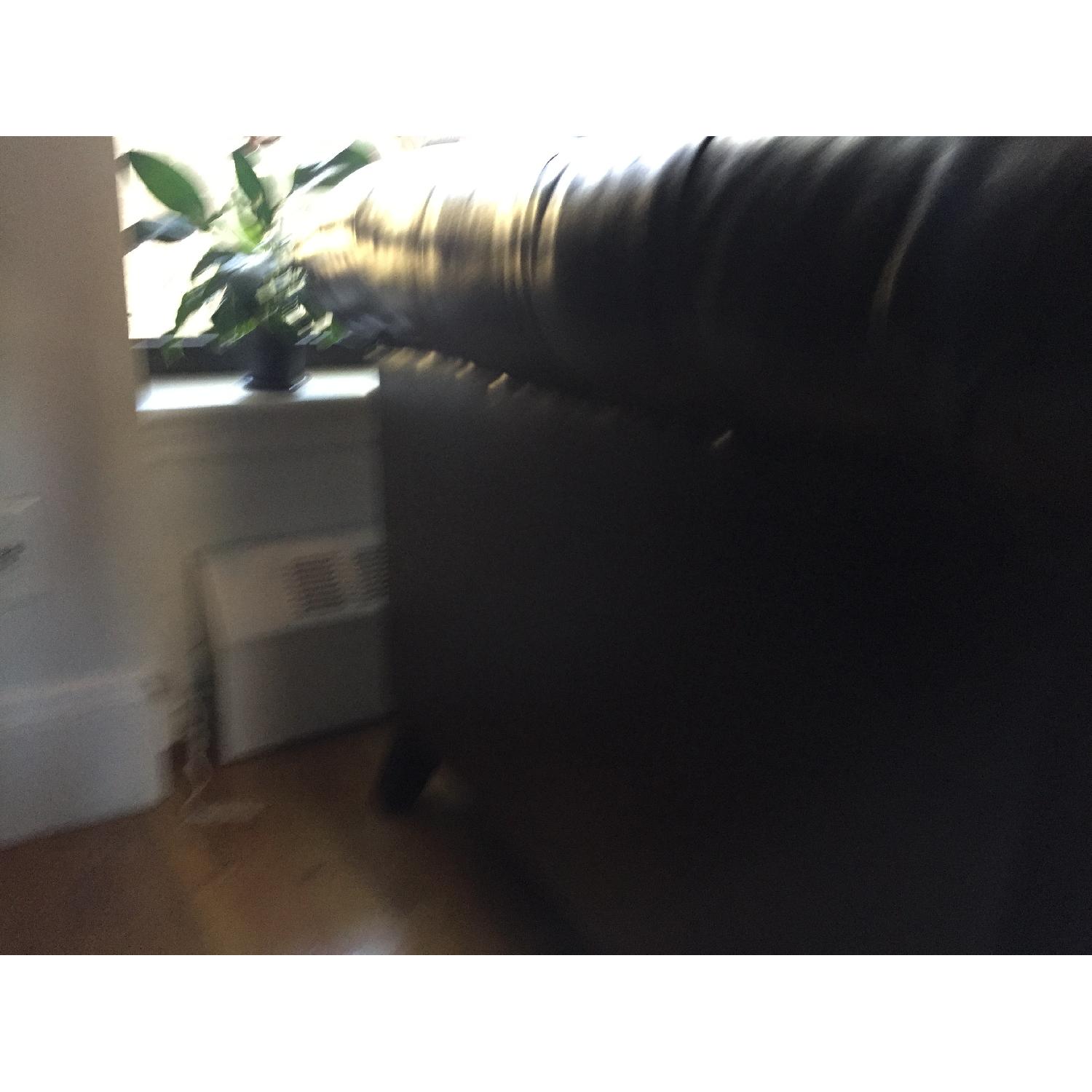 Pier 1 Kaede Walnut Brown Chesterfield Armchair - image-3