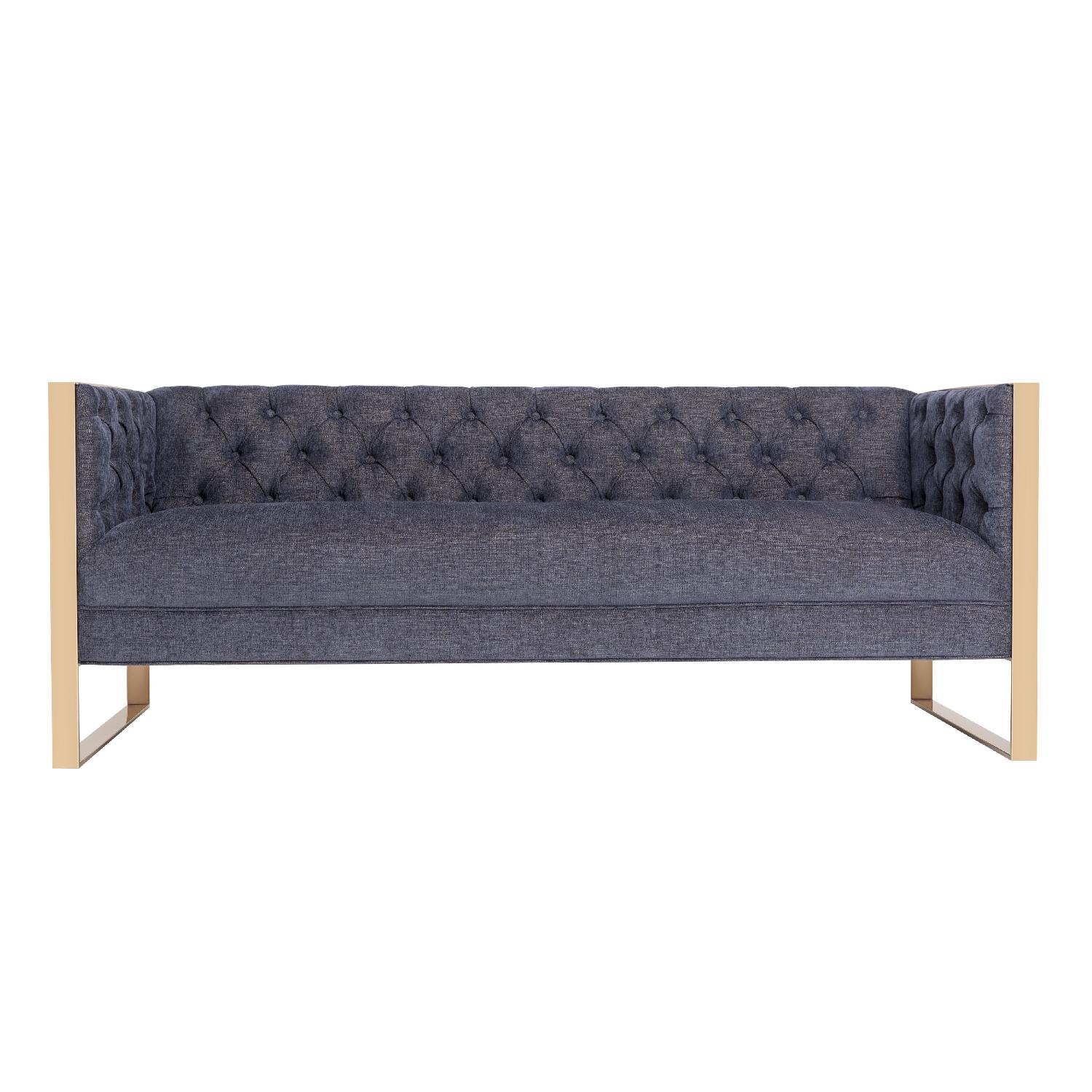TOV Farah Navy Sofa AptDeco