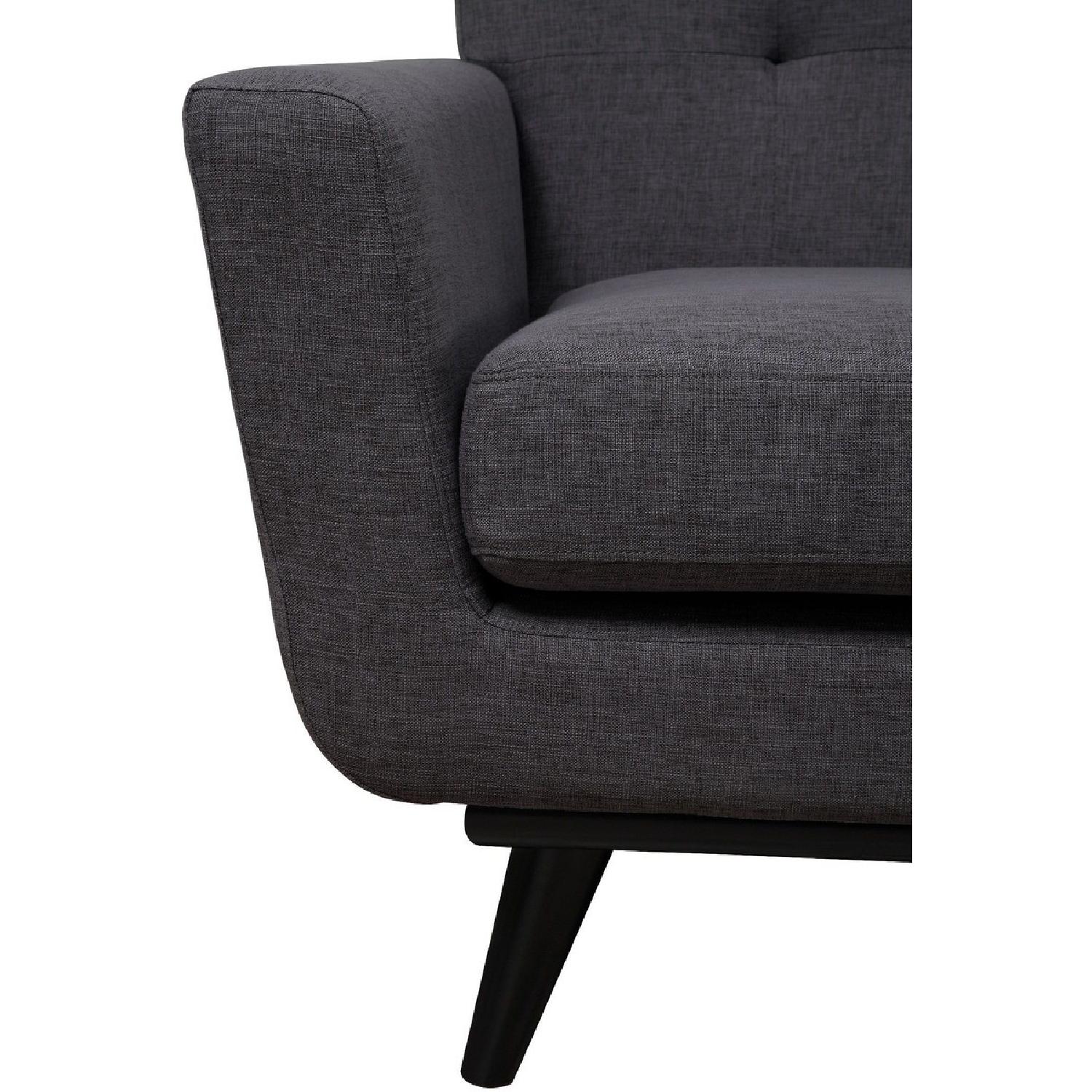 TOV James Grey Linen Sofa - image-3