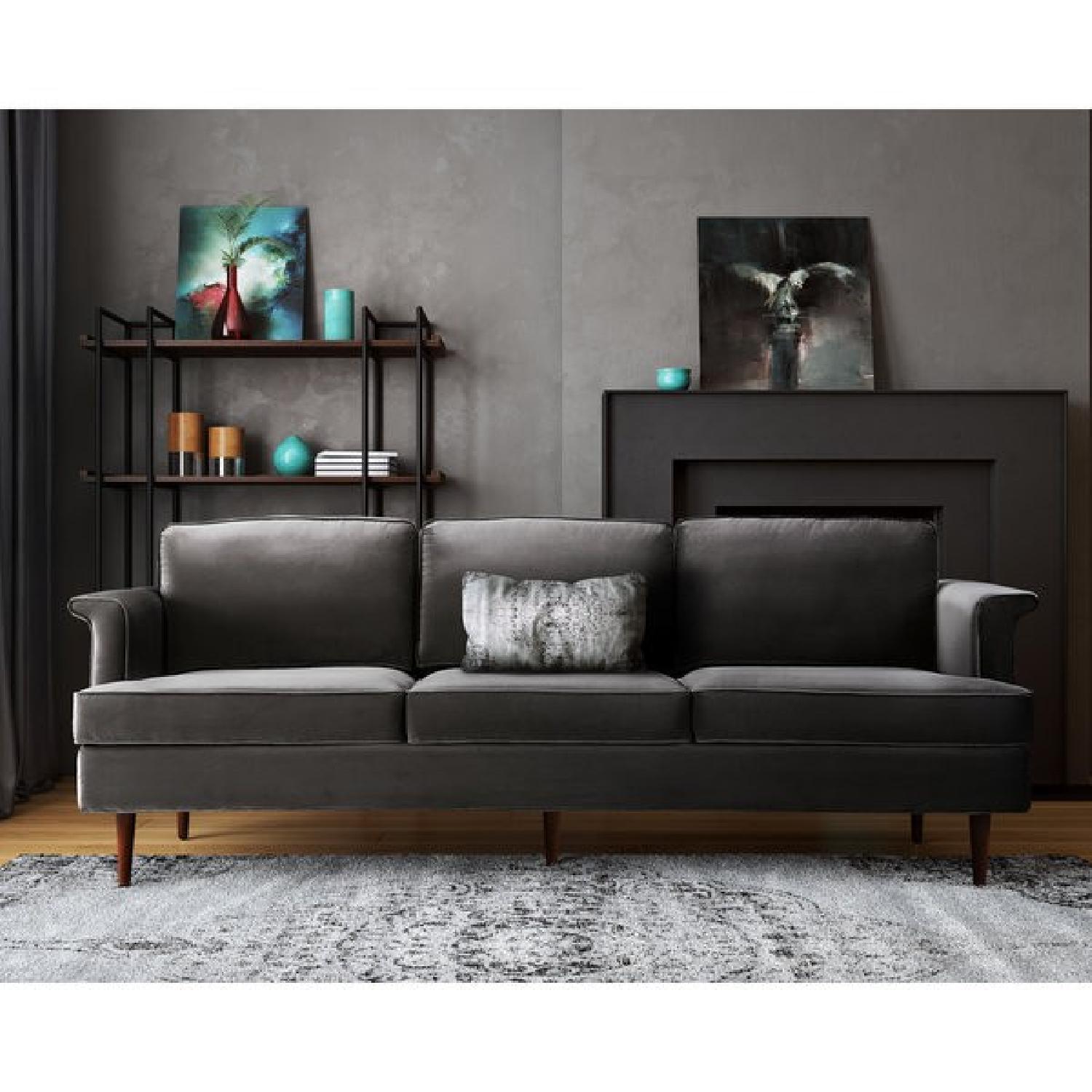 TOV Porter Grey Sofa - image-1