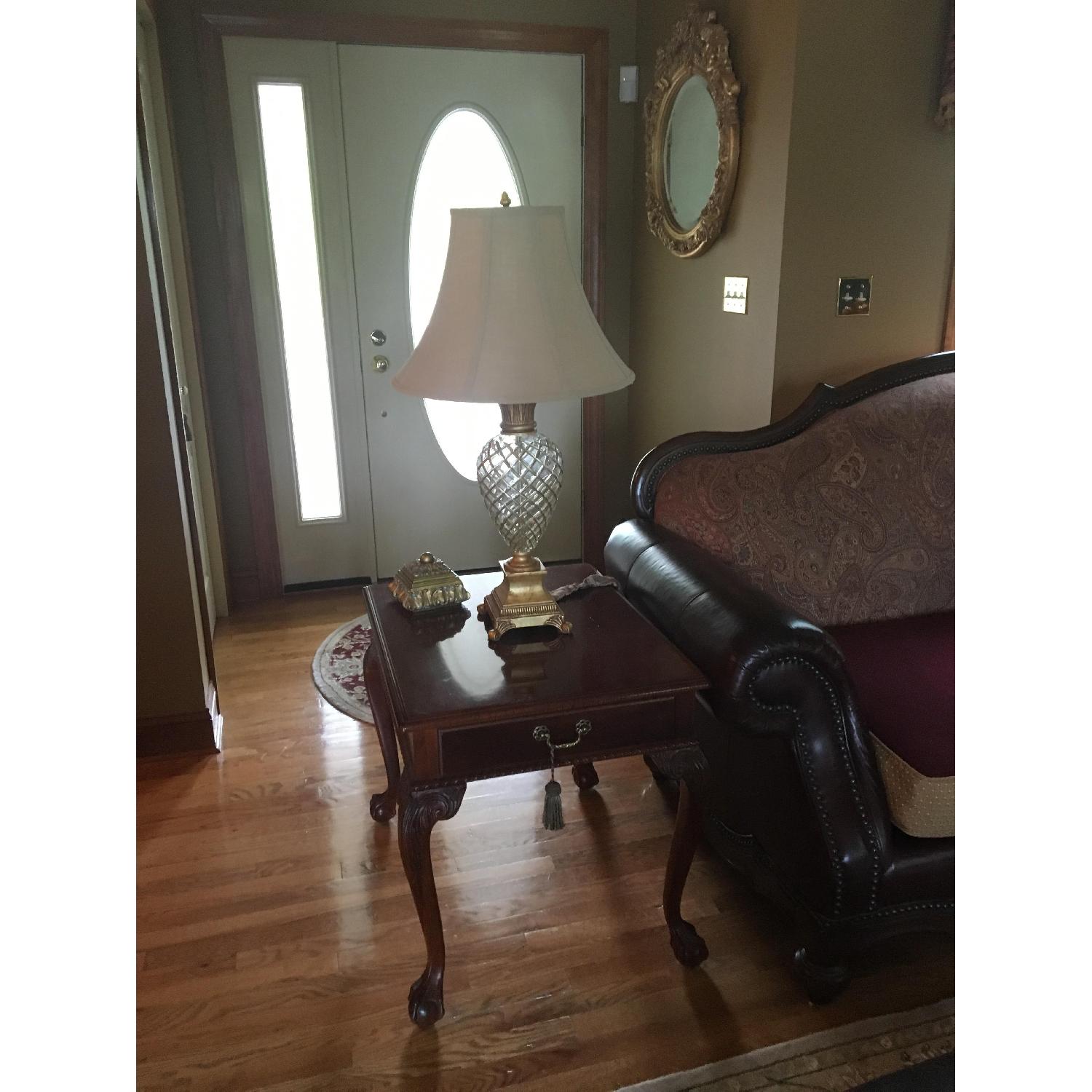 Ethan Allen Crystal Table Lamp - image-2