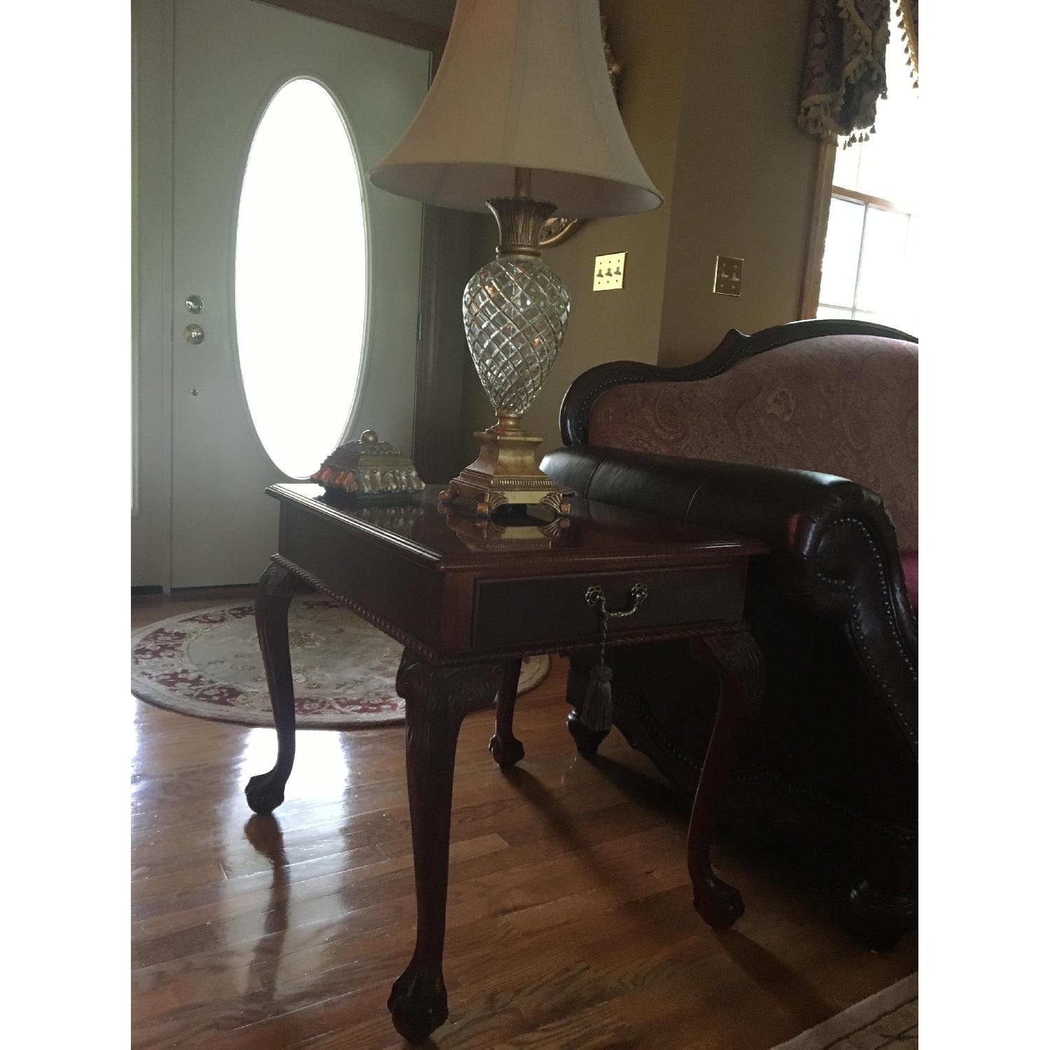 Ethan Allen Crystal Table Lamp - image-3