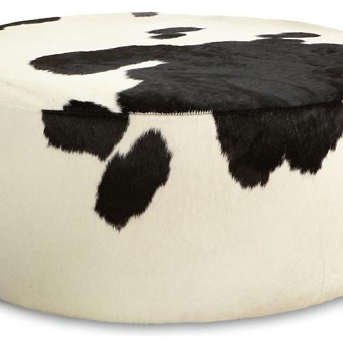 Used Room & Board Lind Round Cocktail Ottoman for sale on AptDeco
