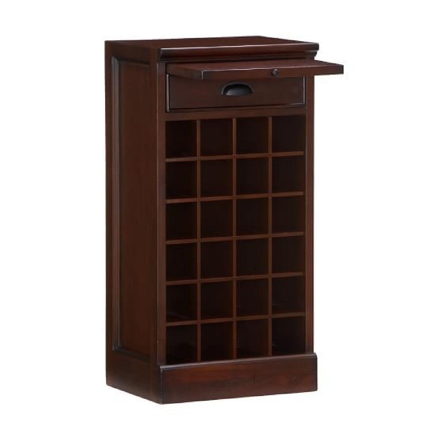Pottery Barn Modular Bar w/ Wine Grid - image-3
