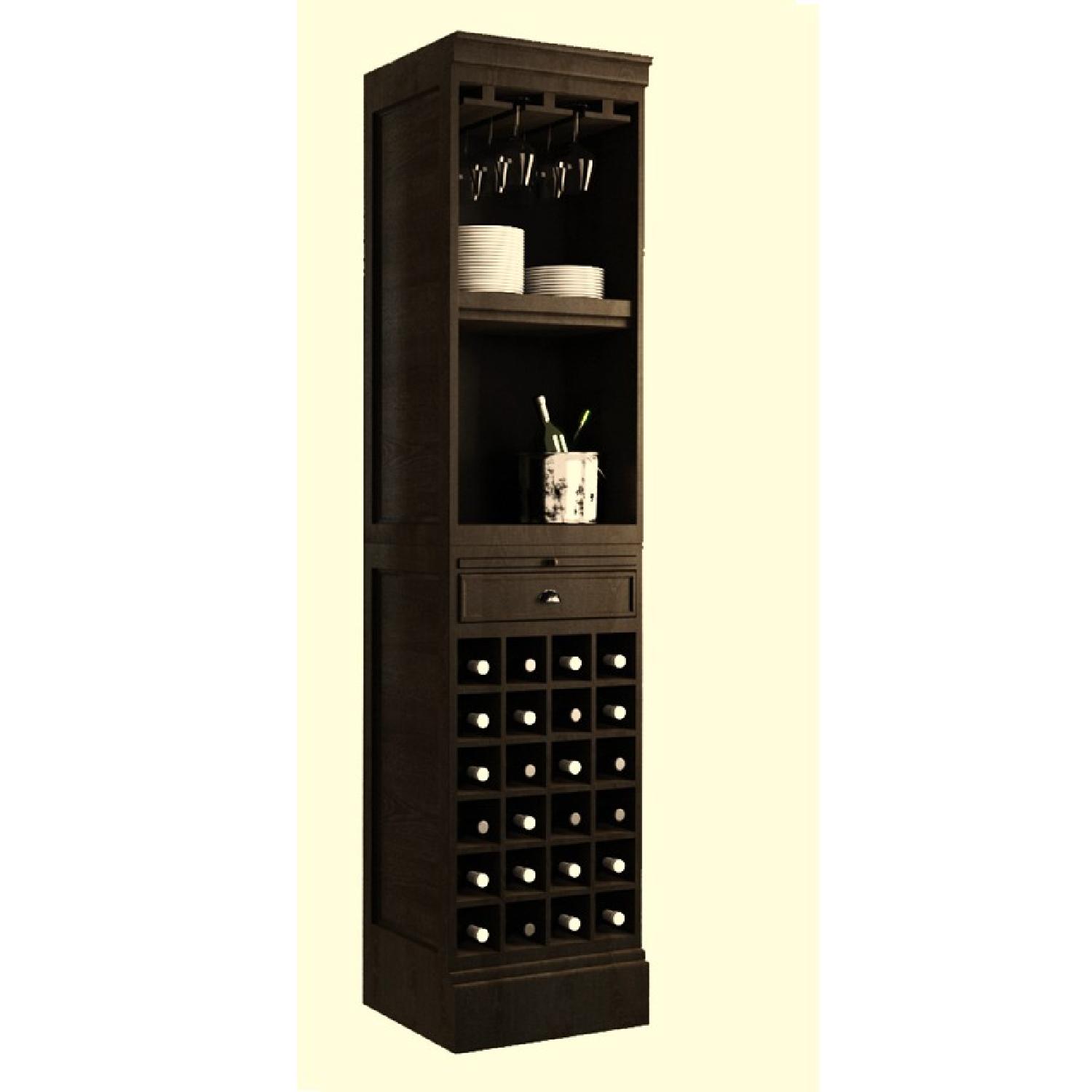 Pottery Barn Modular Bar w/ Wine Grid - image-8