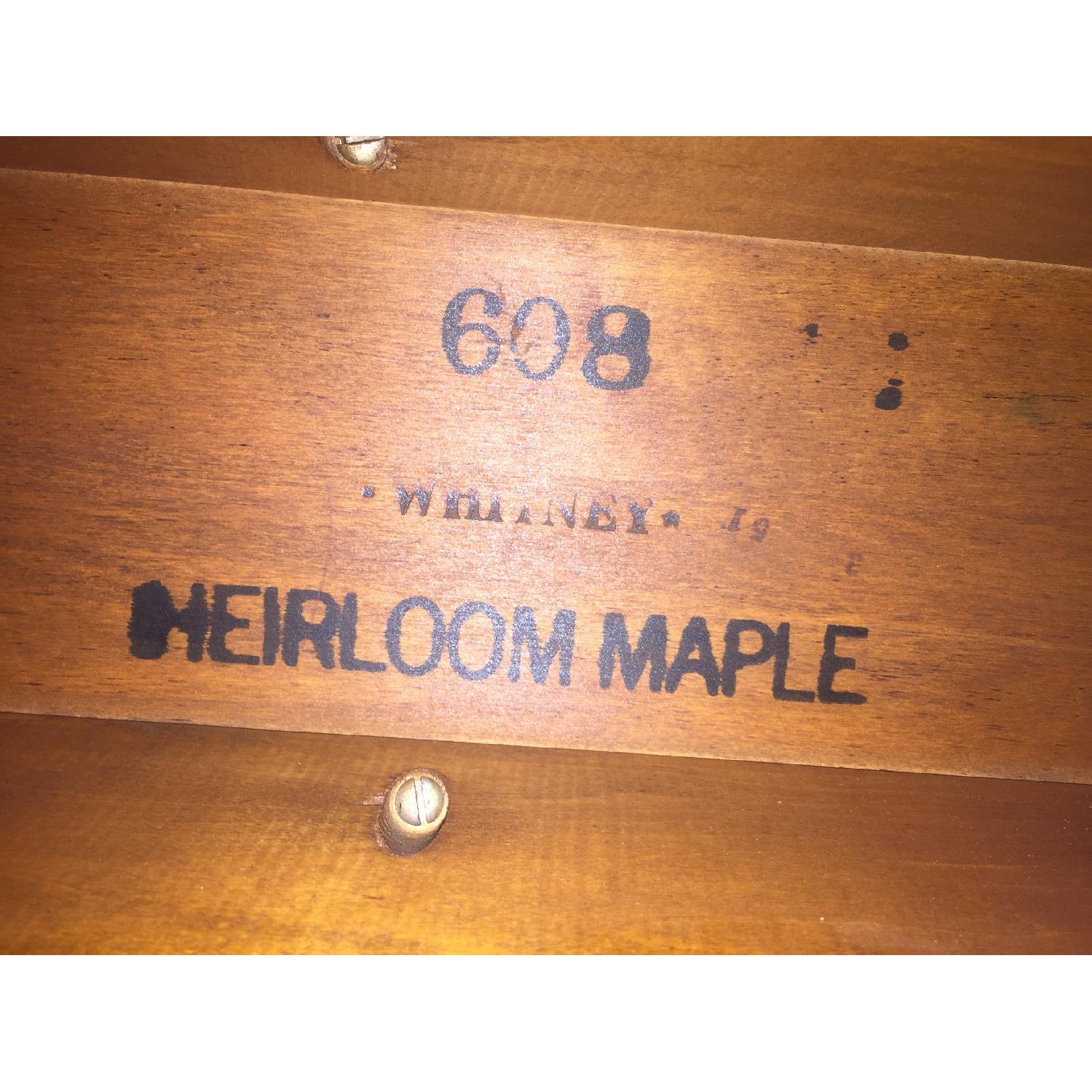 Whitney Bros Vintage Maple Butterfly Drop Leaf Table - image-1