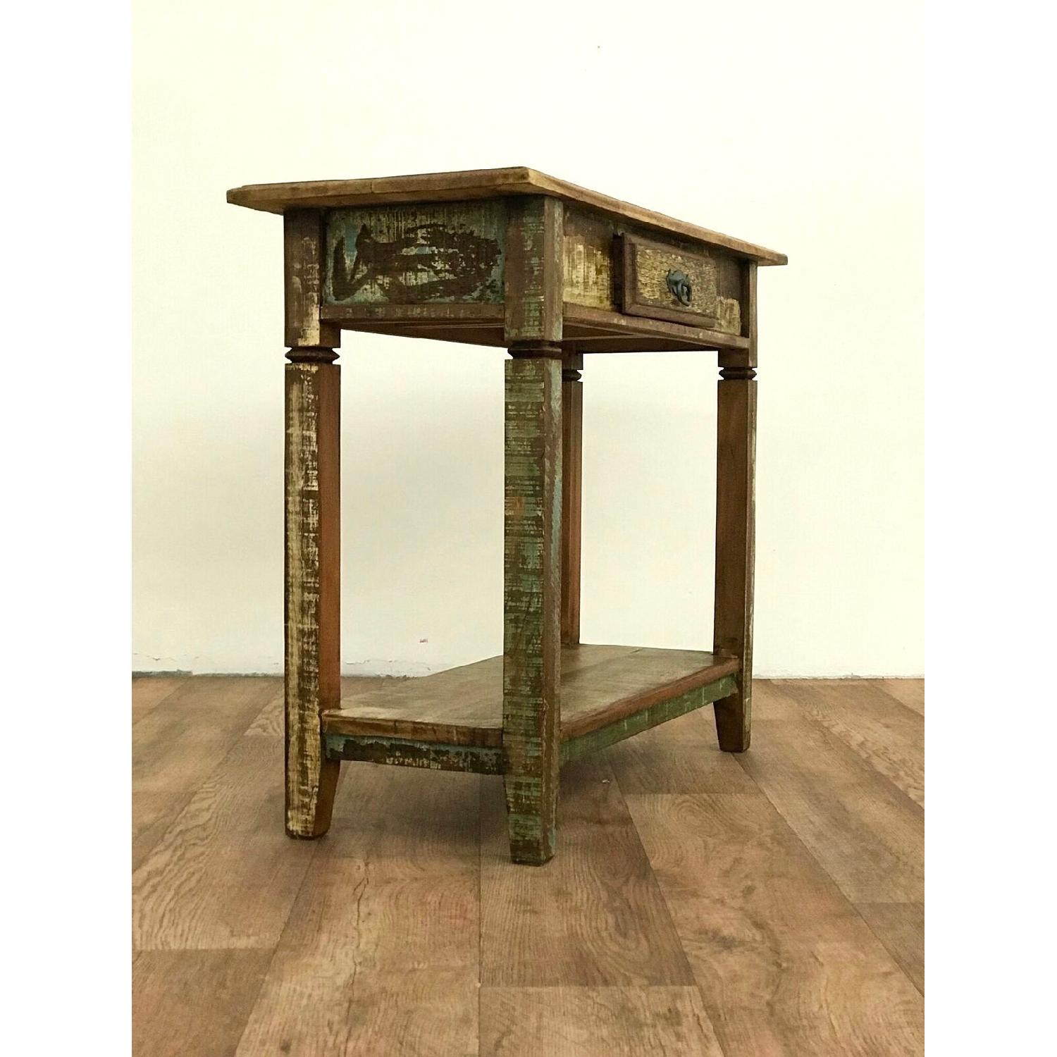 Handmade Reclaimed Antique Wood Console Table - image-2