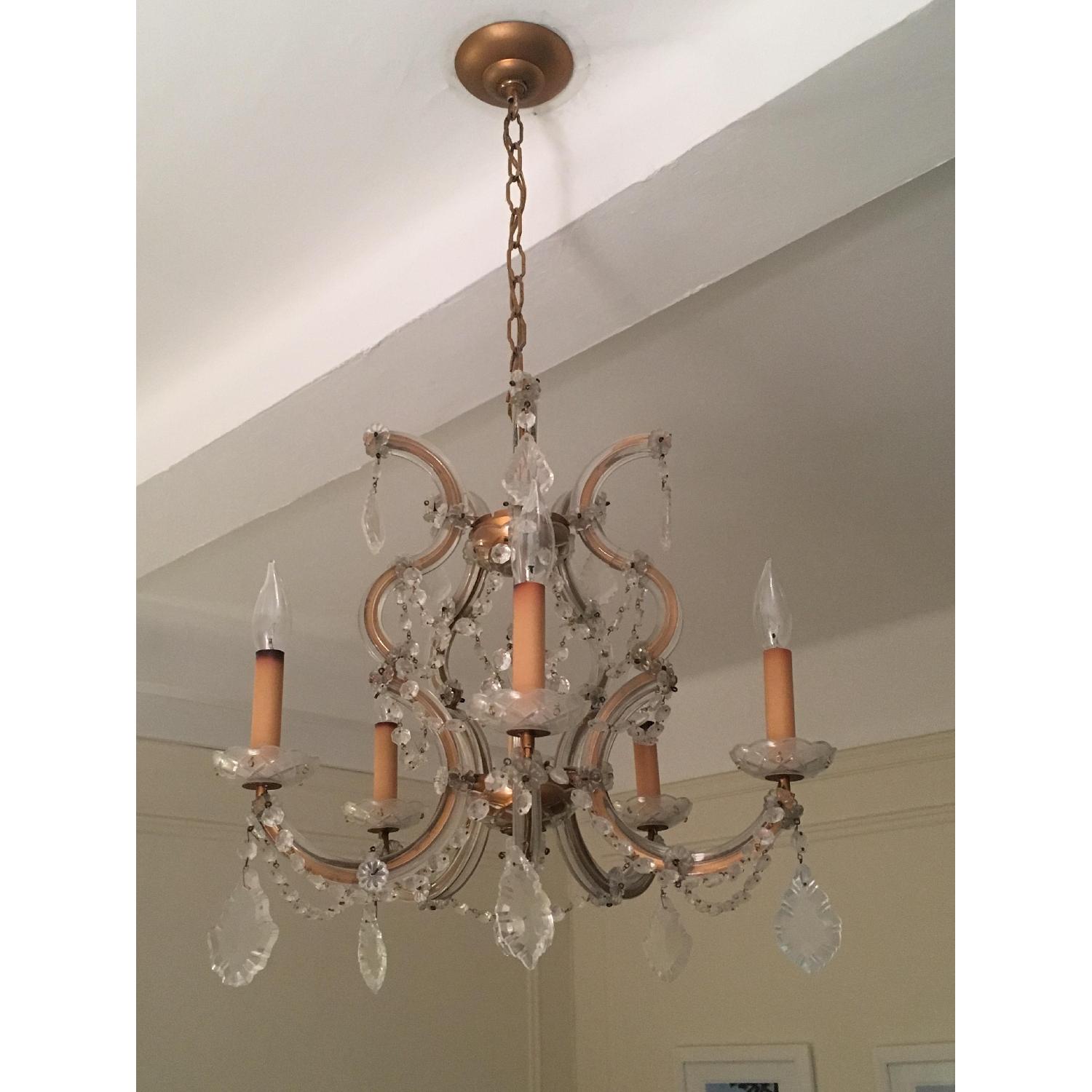Antique Maria Theresa Crystal Chandelier - image-2