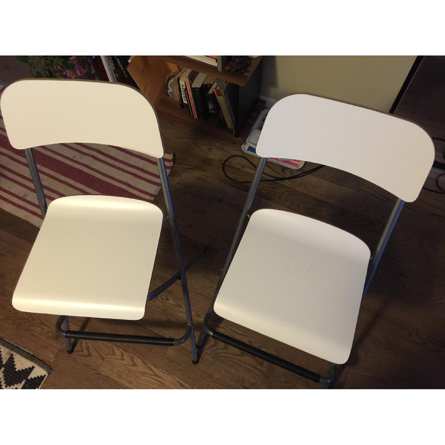 Ikea Franklin Folding Bar Stools - Set of 3 - image-6