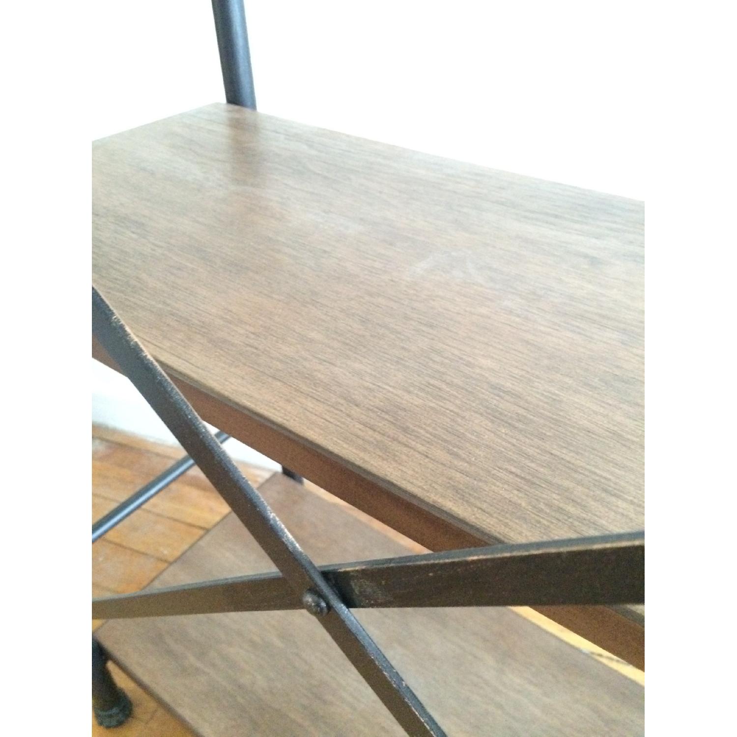 Target 2 Shelf Wood & Iron Bookcase - image-5