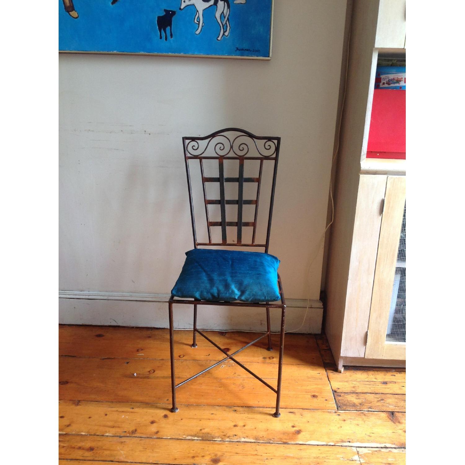 Moroccan Iron Dining Chairs - Set of 4 - image-1