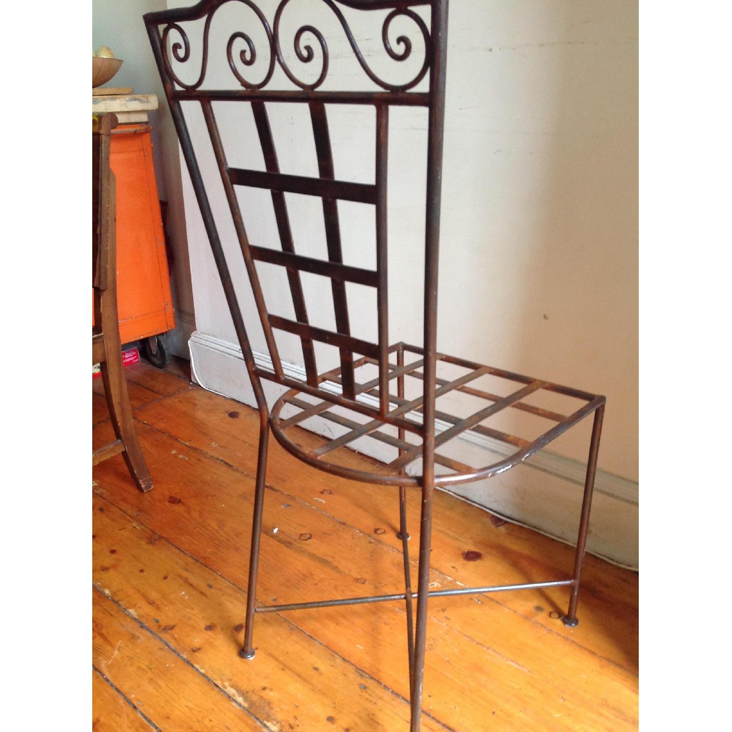 Moroccan Iron Dining Chairs - Set of 4 - image-4