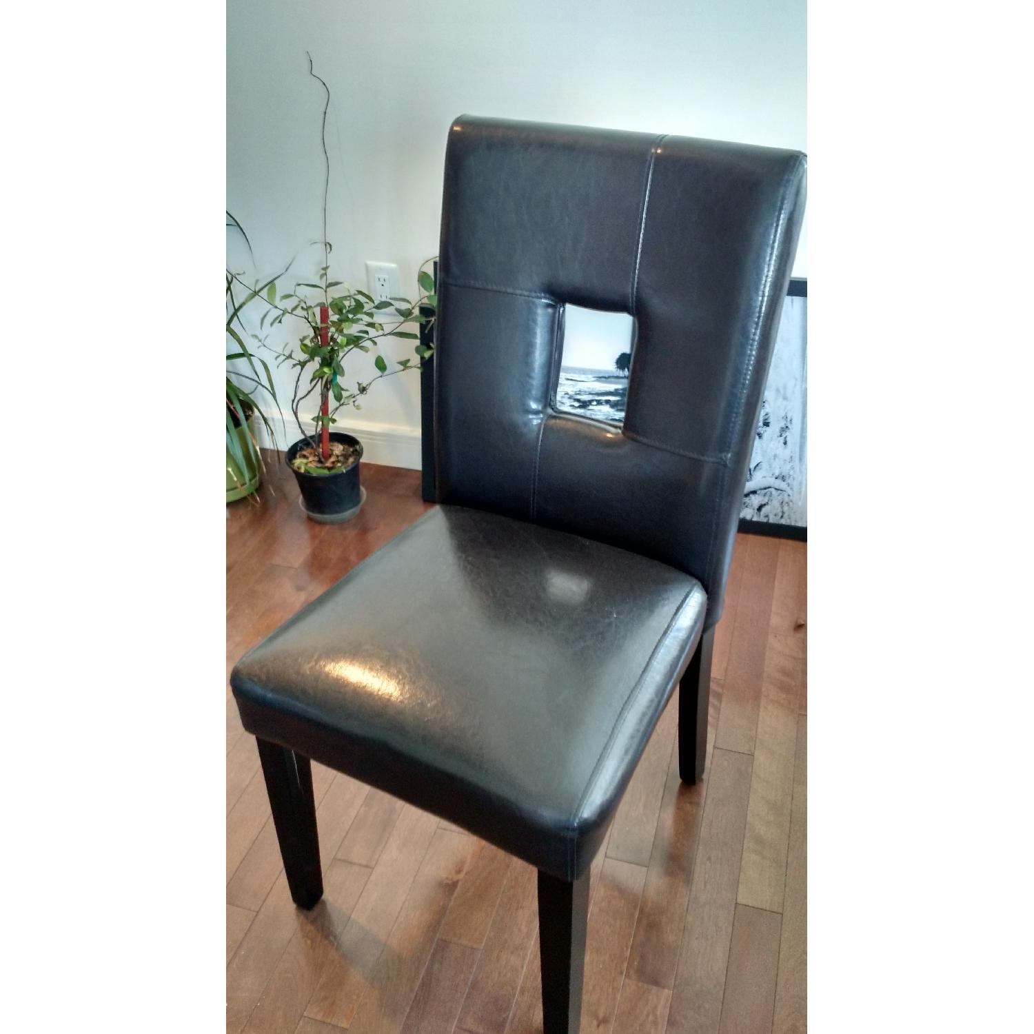 Ethan Allen Mendoza Keyhole Dining Chairs - Set of 4 - image-3