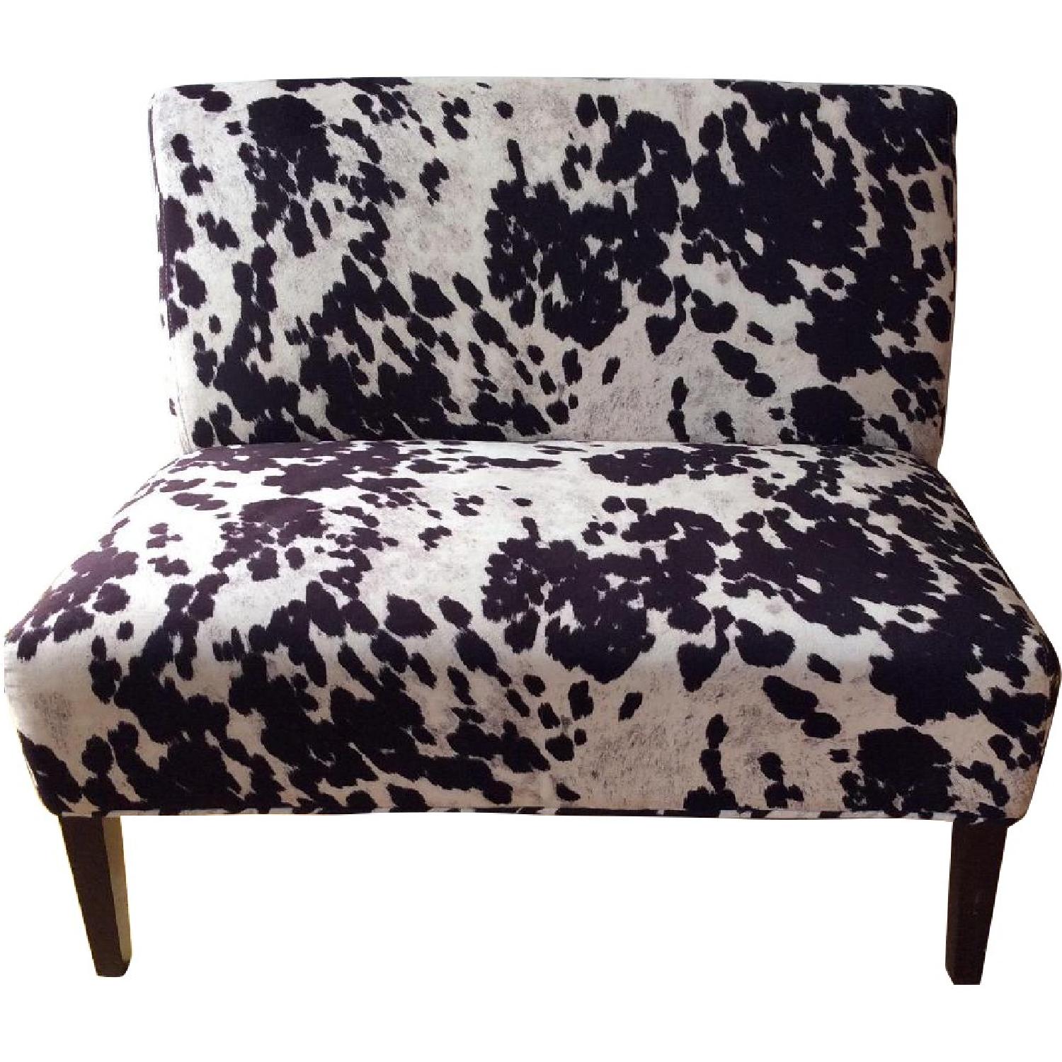 Cow Print LoveSeat - image-0