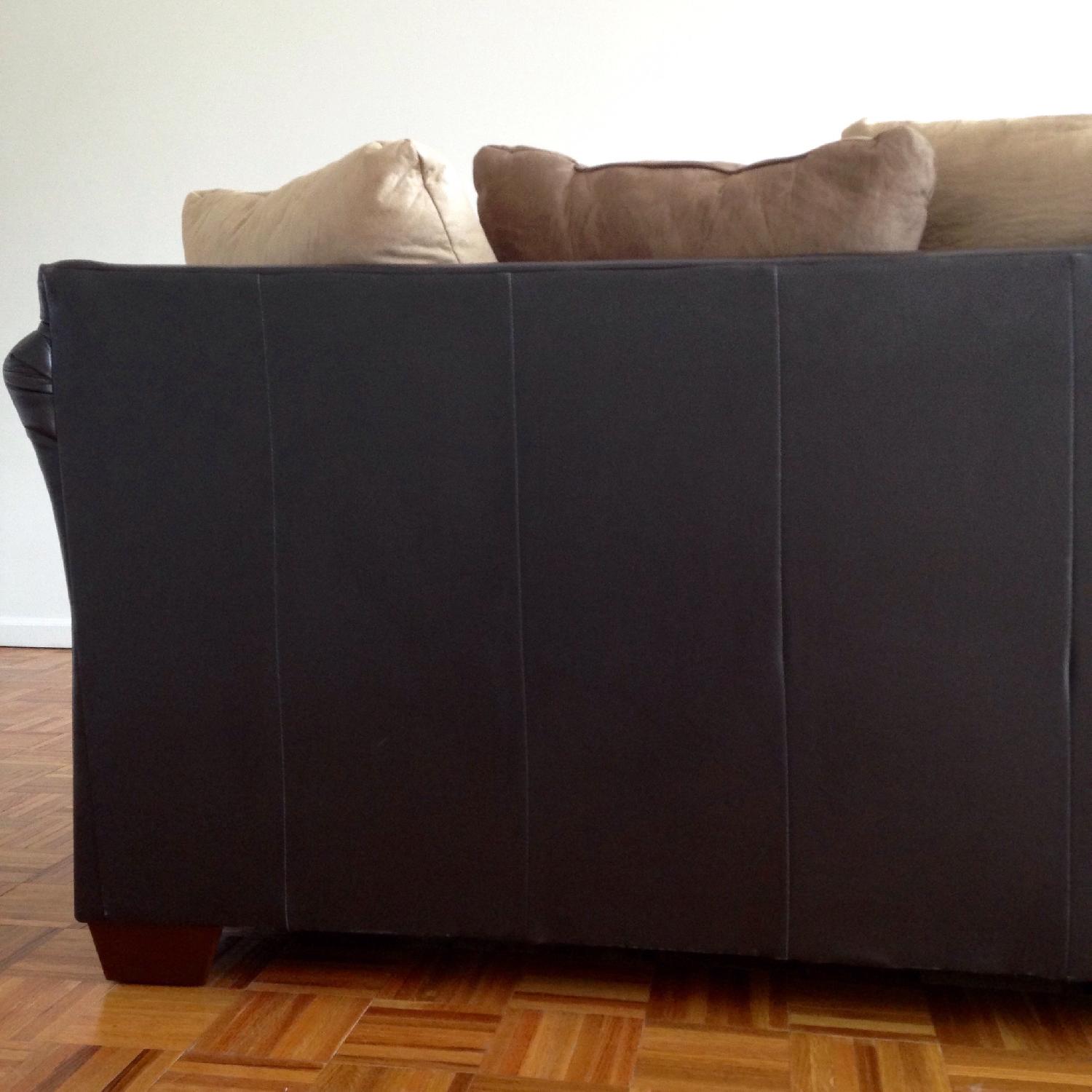 Microfiber Sectional Couch - image-6