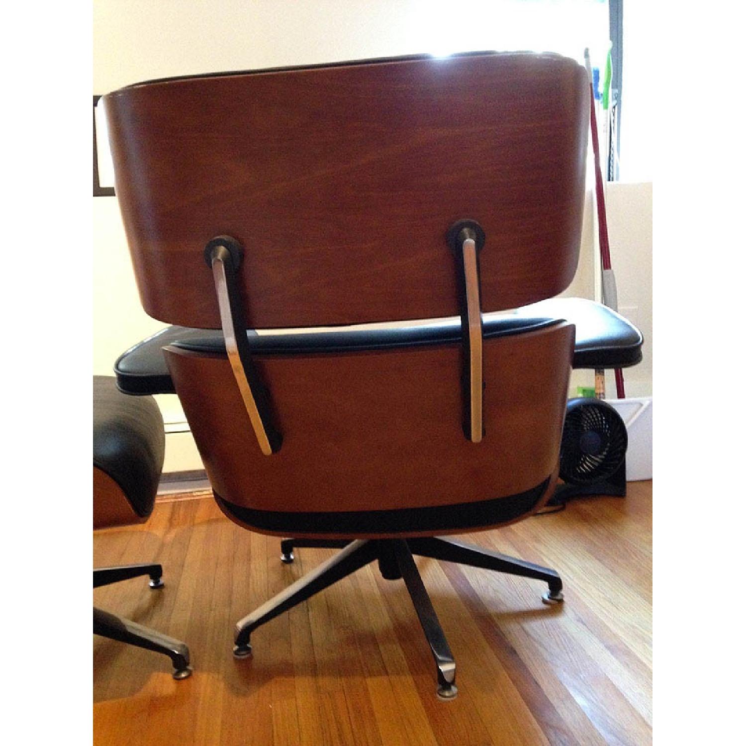 Replica Herman Miller Eames Lounge Chair w/ Footstool - image-3
