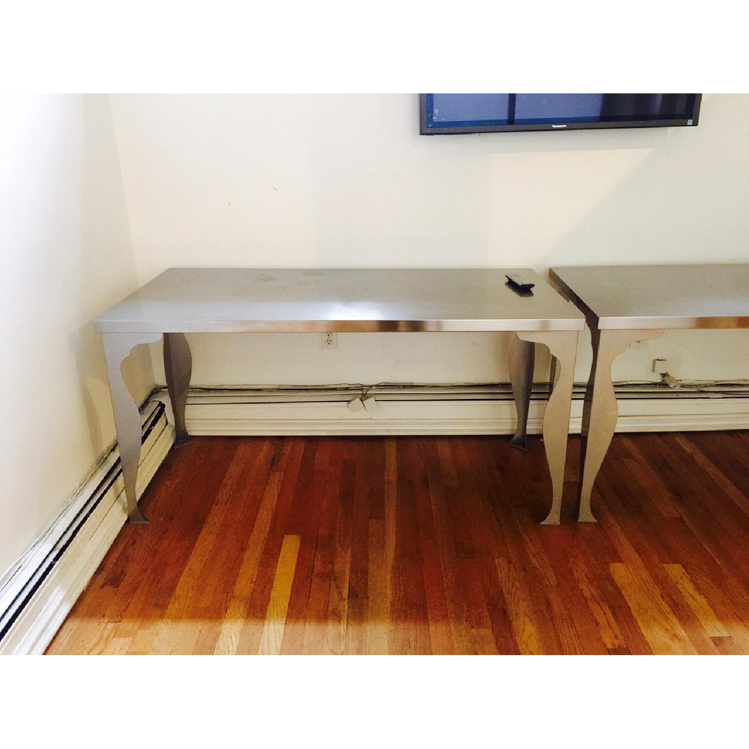 Ikea Stainless Steel Desk - image-3