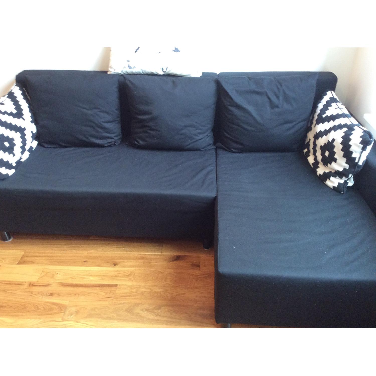 Ikea Sectional Sofa Bed W Cushions Aptdeco