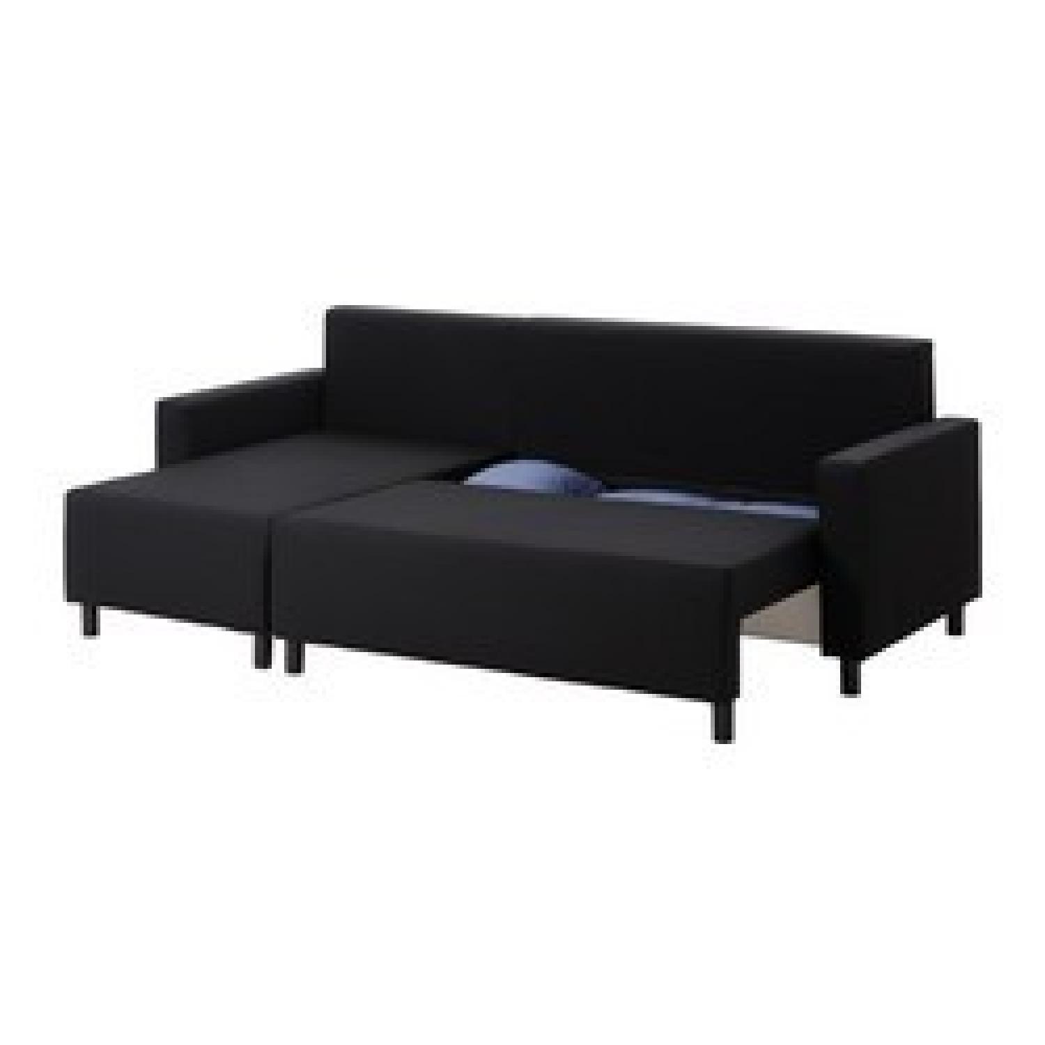 Ikea Sectional Sofa Bed w/ Cushions - image-4