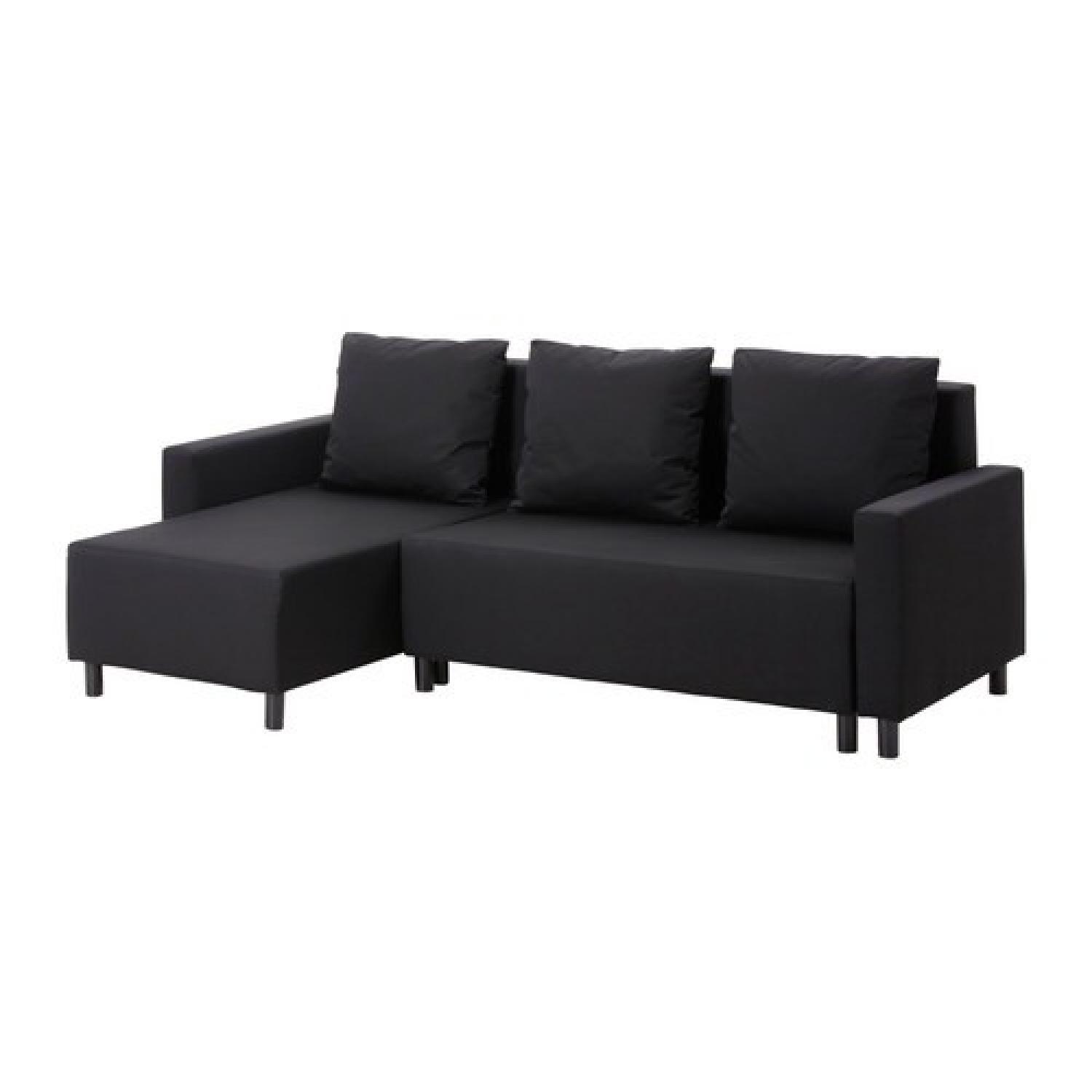 Ikea Sectional Sofa Bed w/ Cushions - image-5